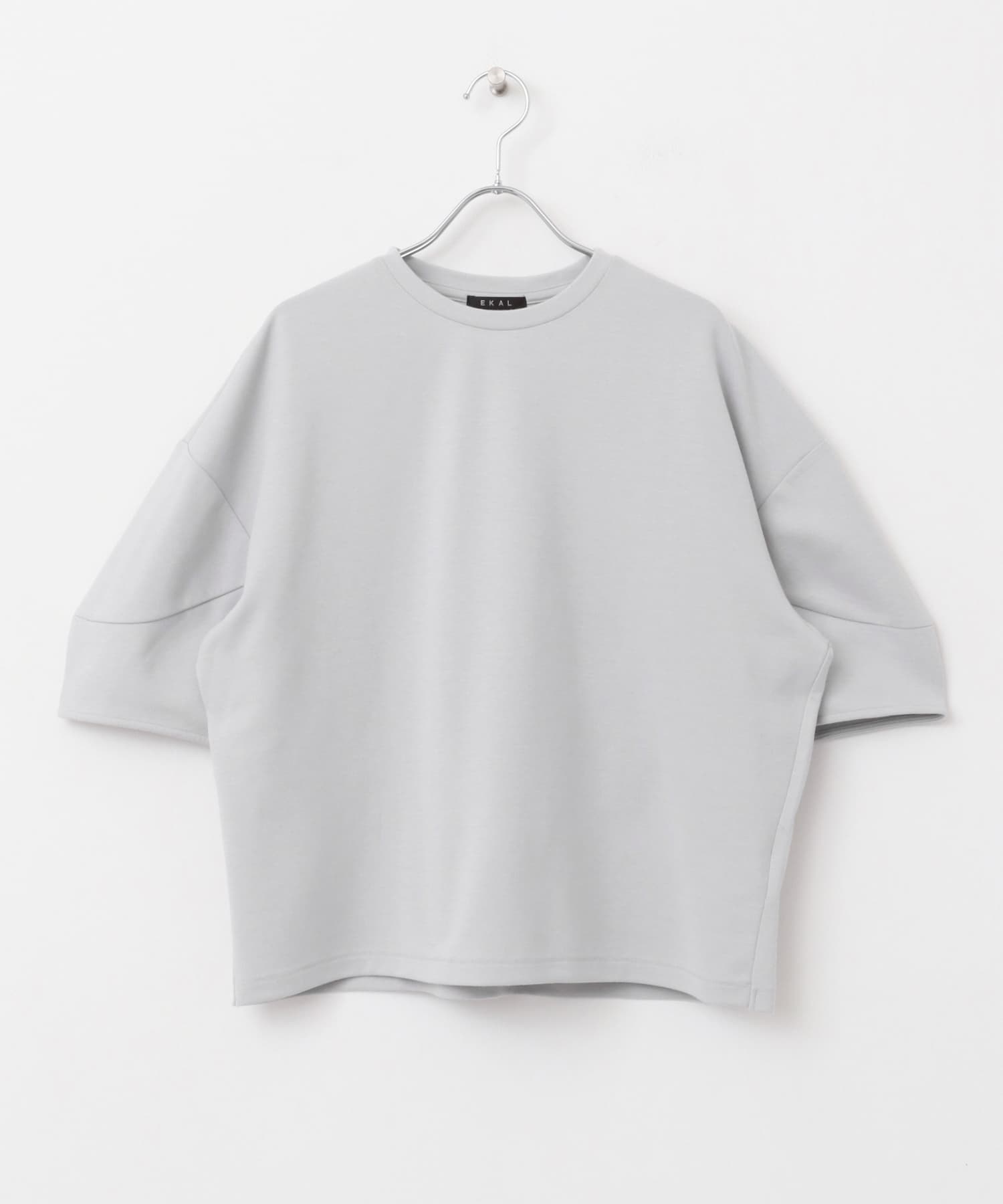 T/CダンボールボリュームスリーブTシャツ ライトグレー one