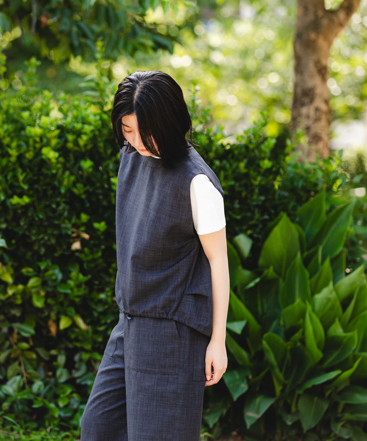 身長：169cm サイズ：one