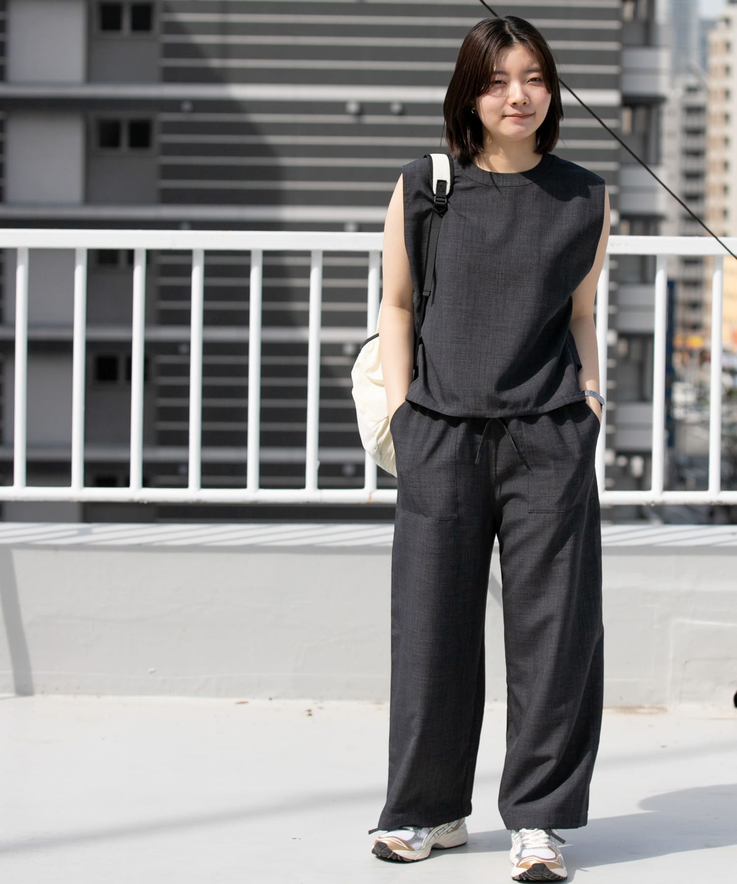 身長：169cm サイズ：one