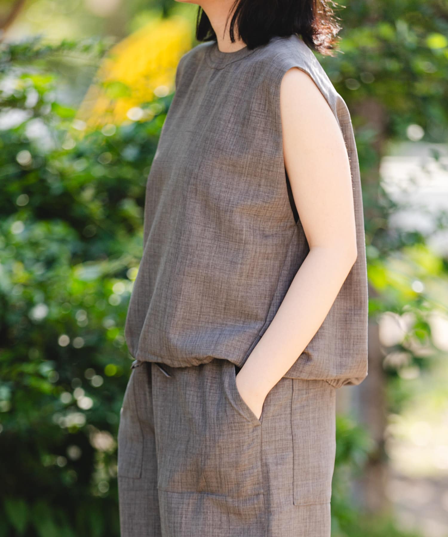 身長：169cm サイズ：one