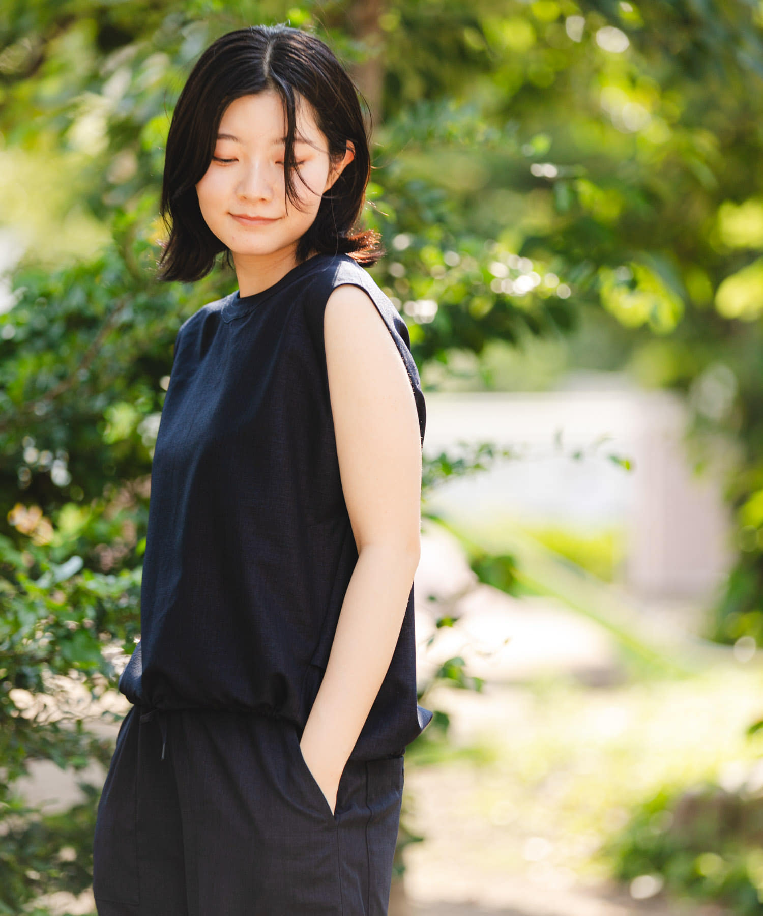 身長：169cm サイズ：one