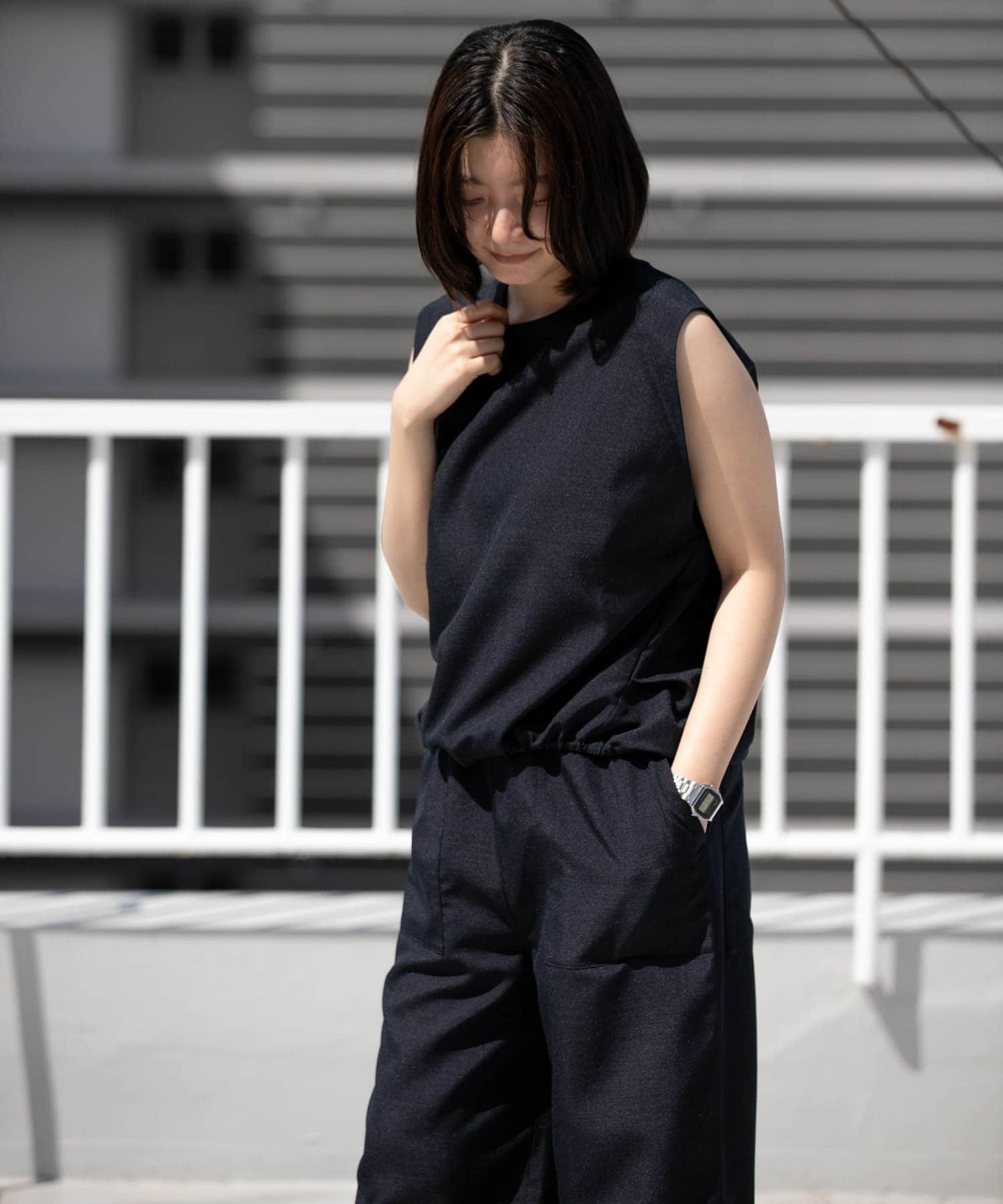 身長：169cm サイズ：one