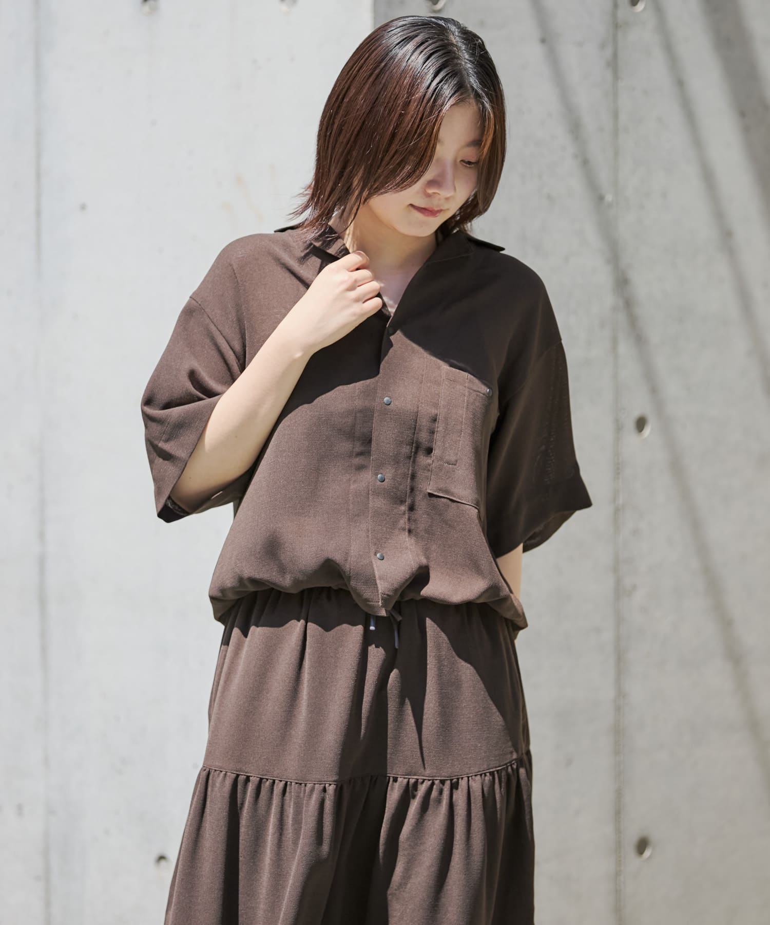 身長：169cm サイズ：one