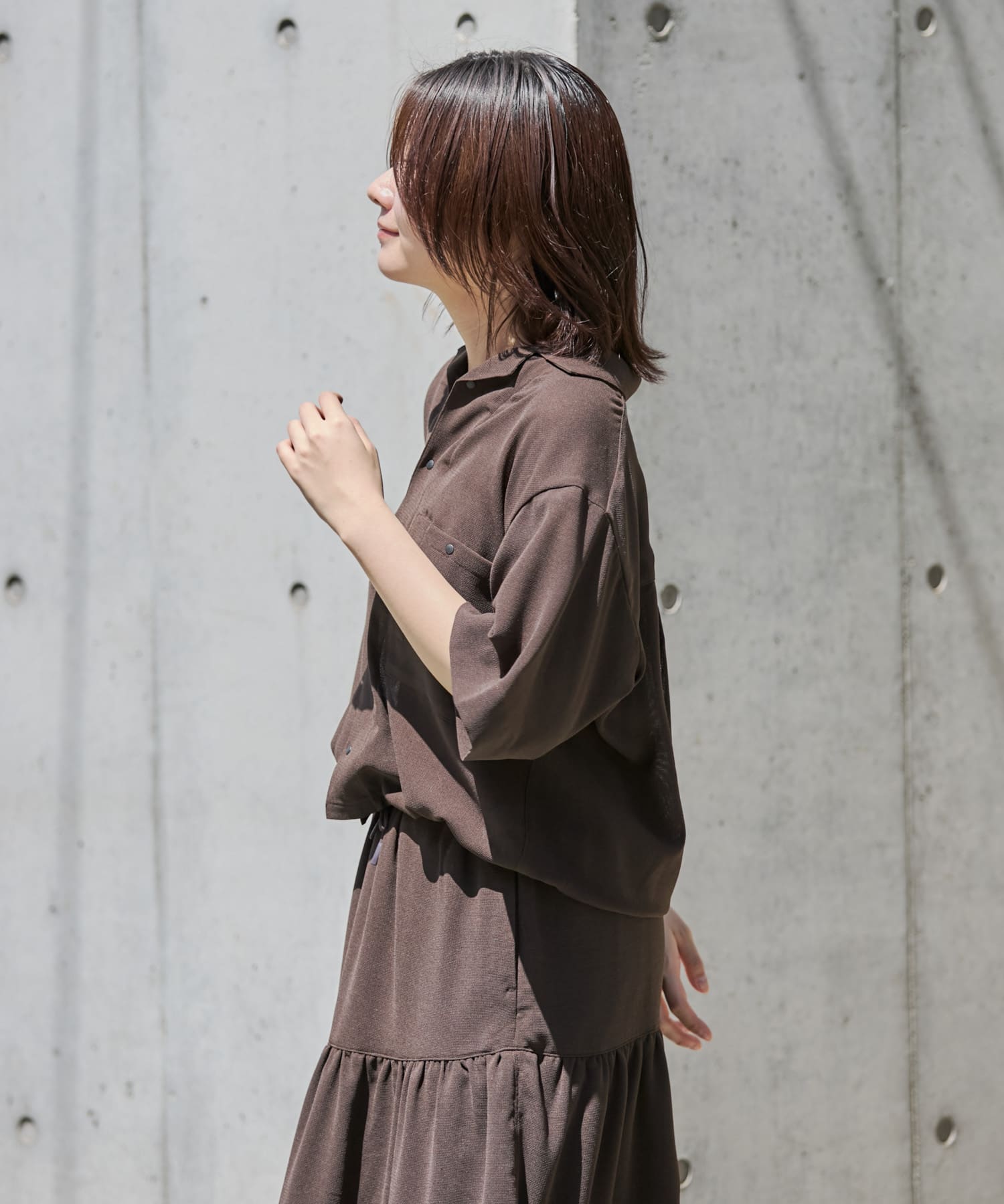 身長：169cm サイズ：one