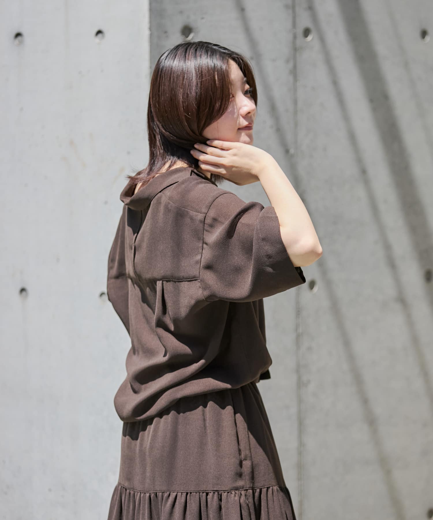 身長：169cm サイズ：one