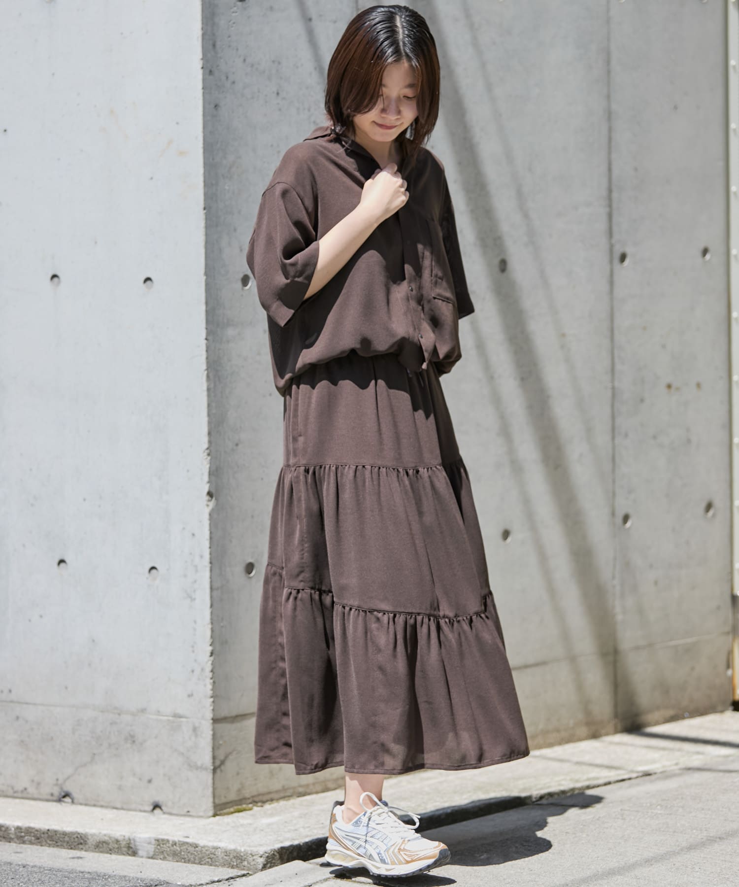 身長：169cm サイズ：one