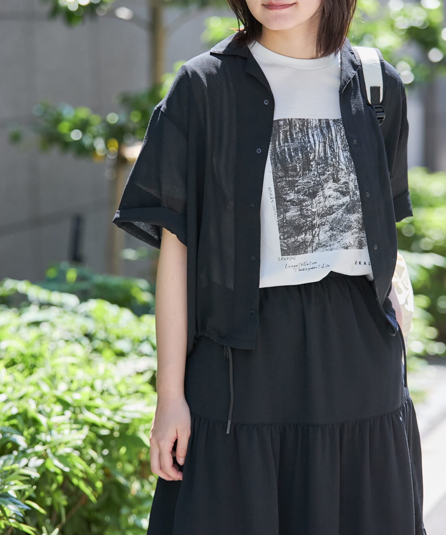 身長：169cm サイズ：one