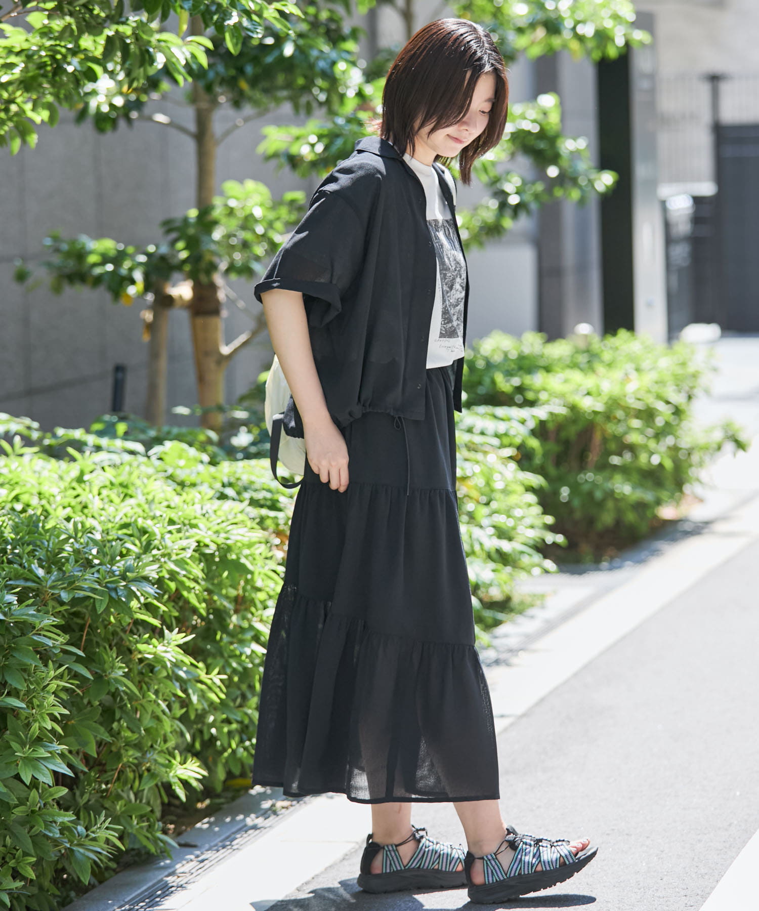 身長：169cm サイズ：one