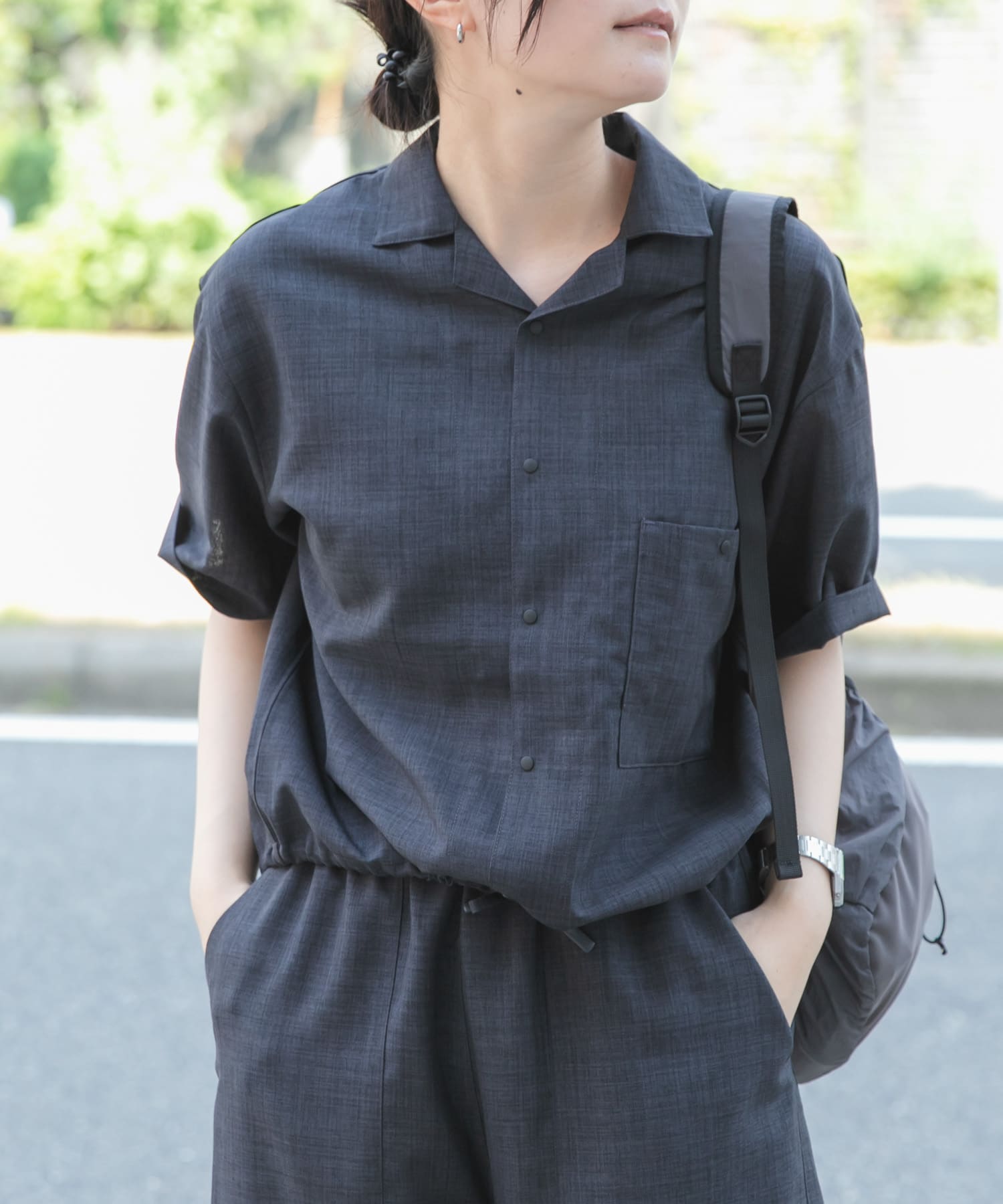 身長：169cm サイズ：one