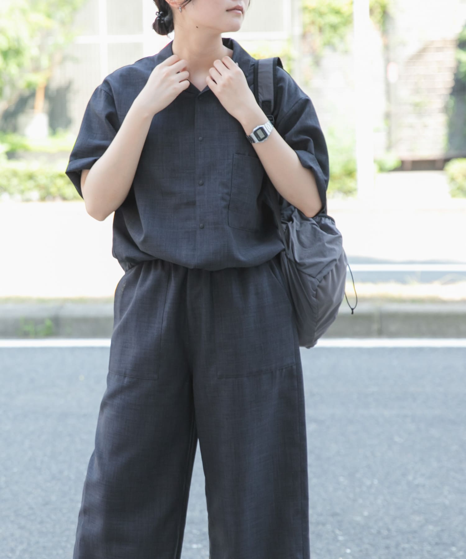 身長：169cm サイズ：one