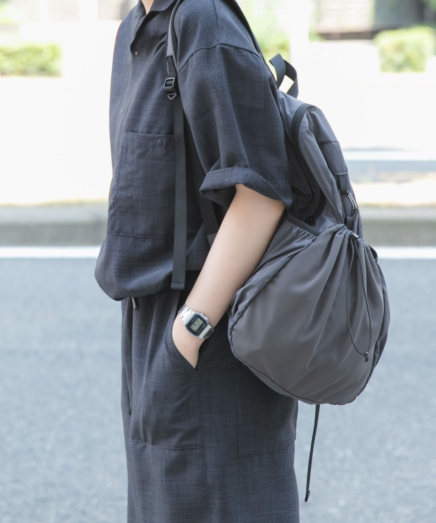 身長：169cm サイズ：one