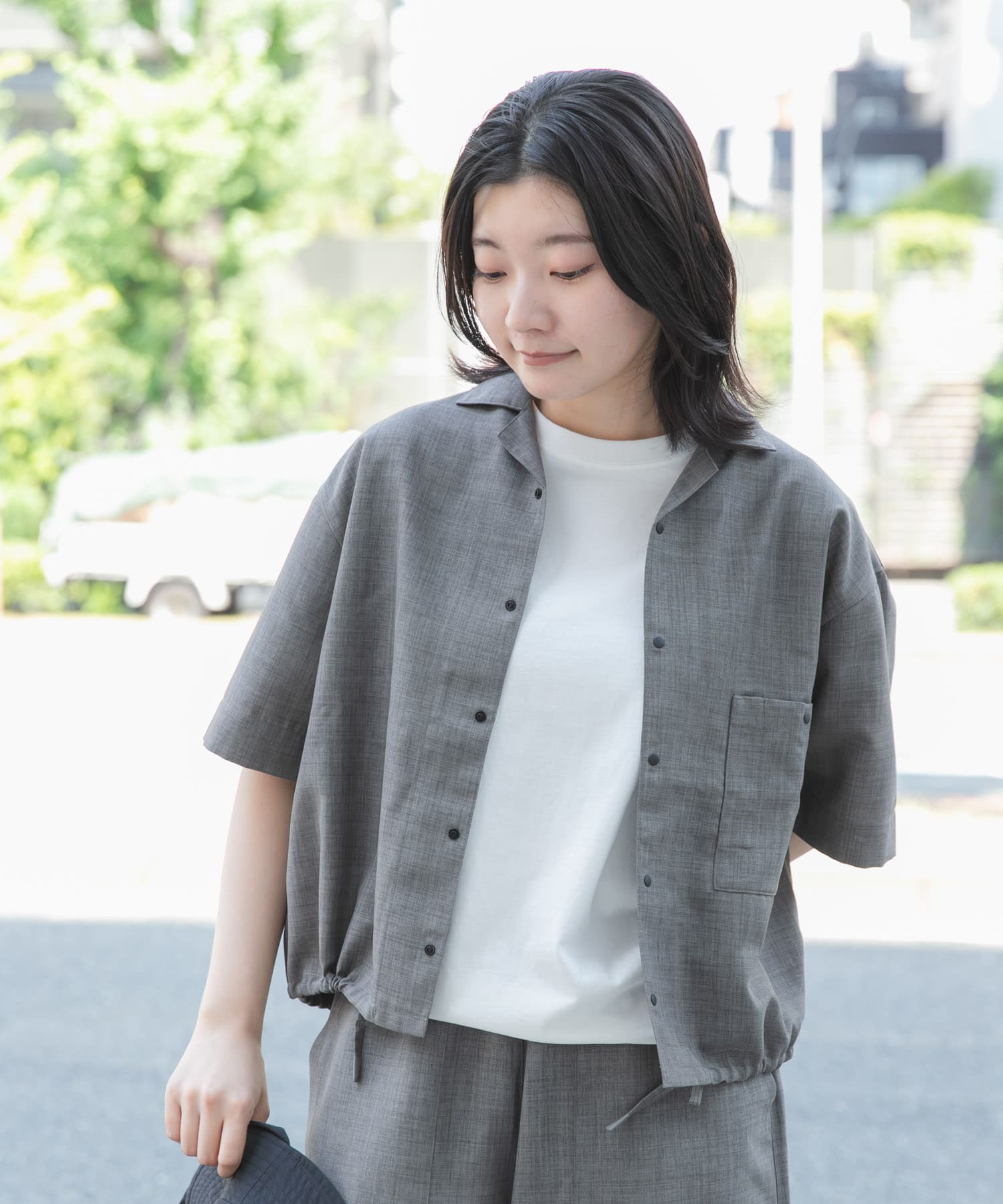 身長：169cm サイズ：one