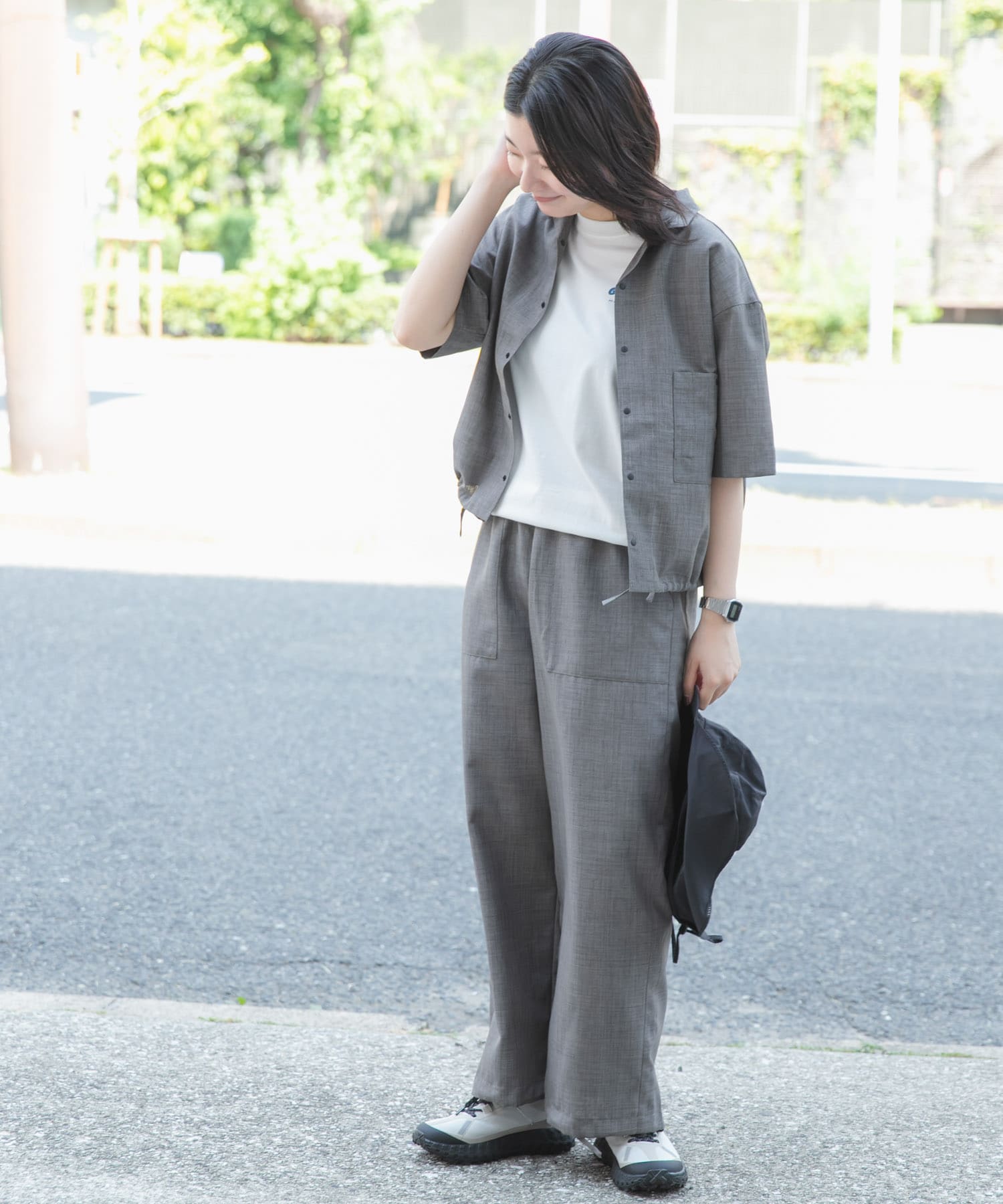 身長：169cm サイズ：one