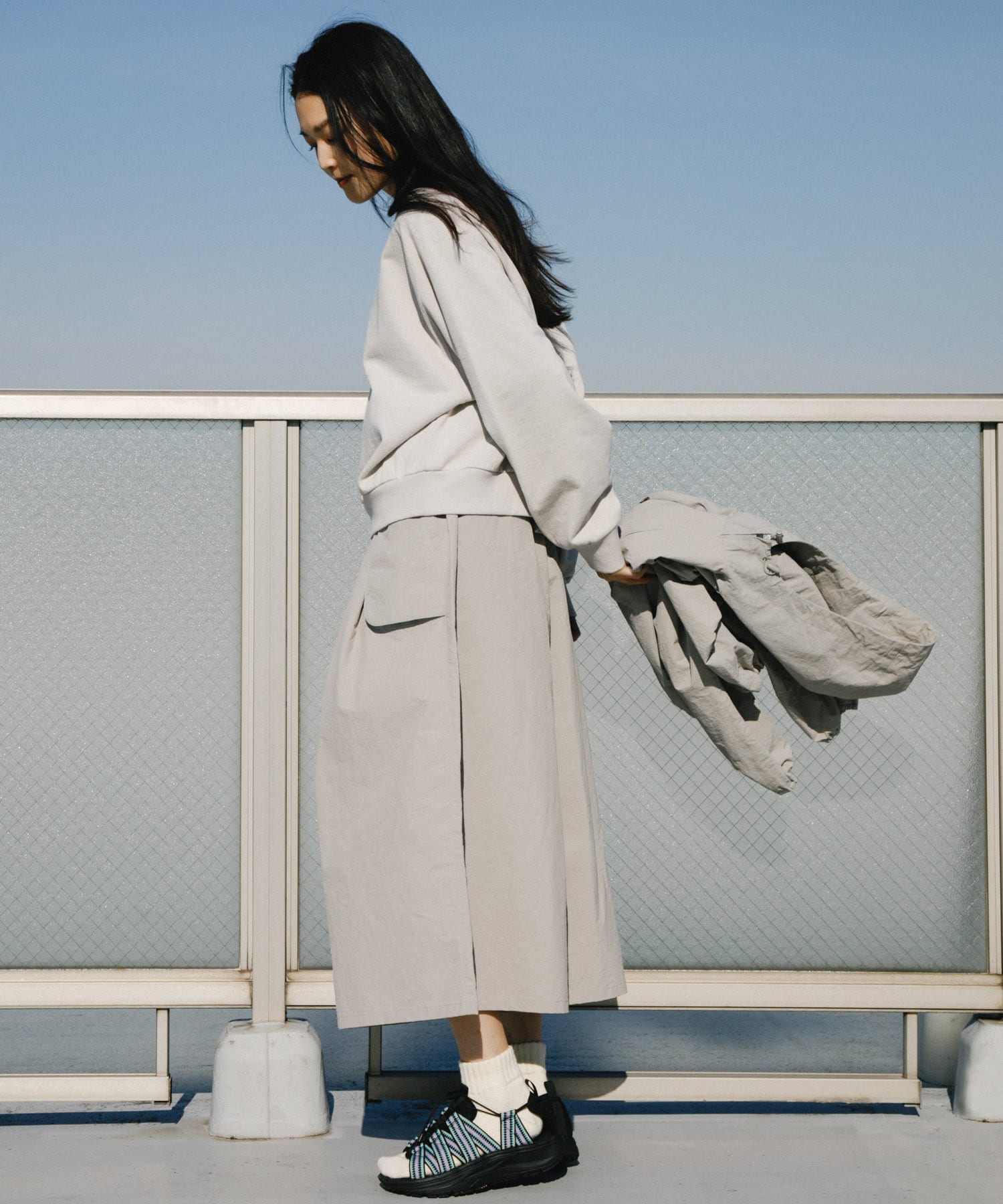 身長：164cm サイズ：one