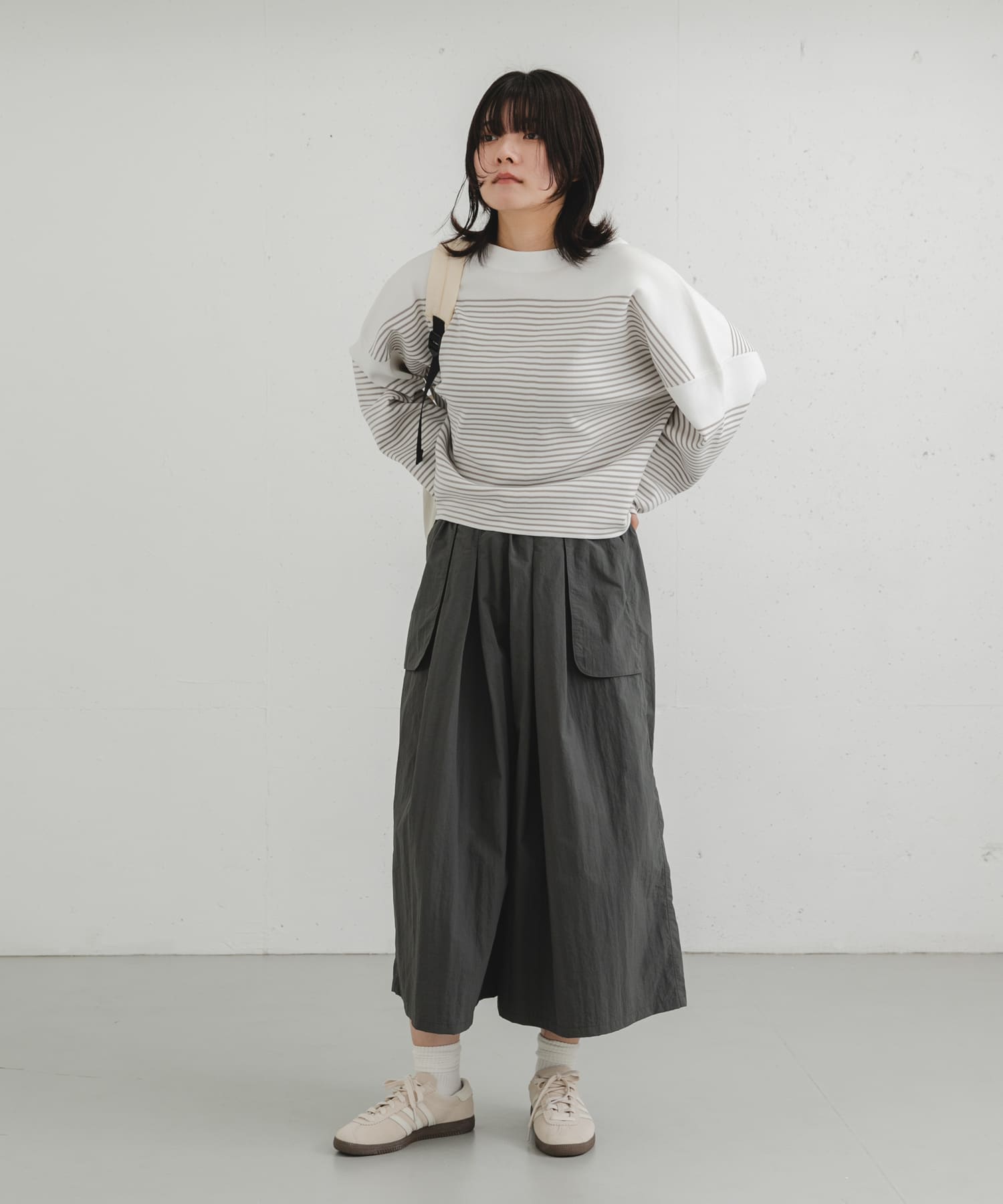 身長：169cm サイズ：one