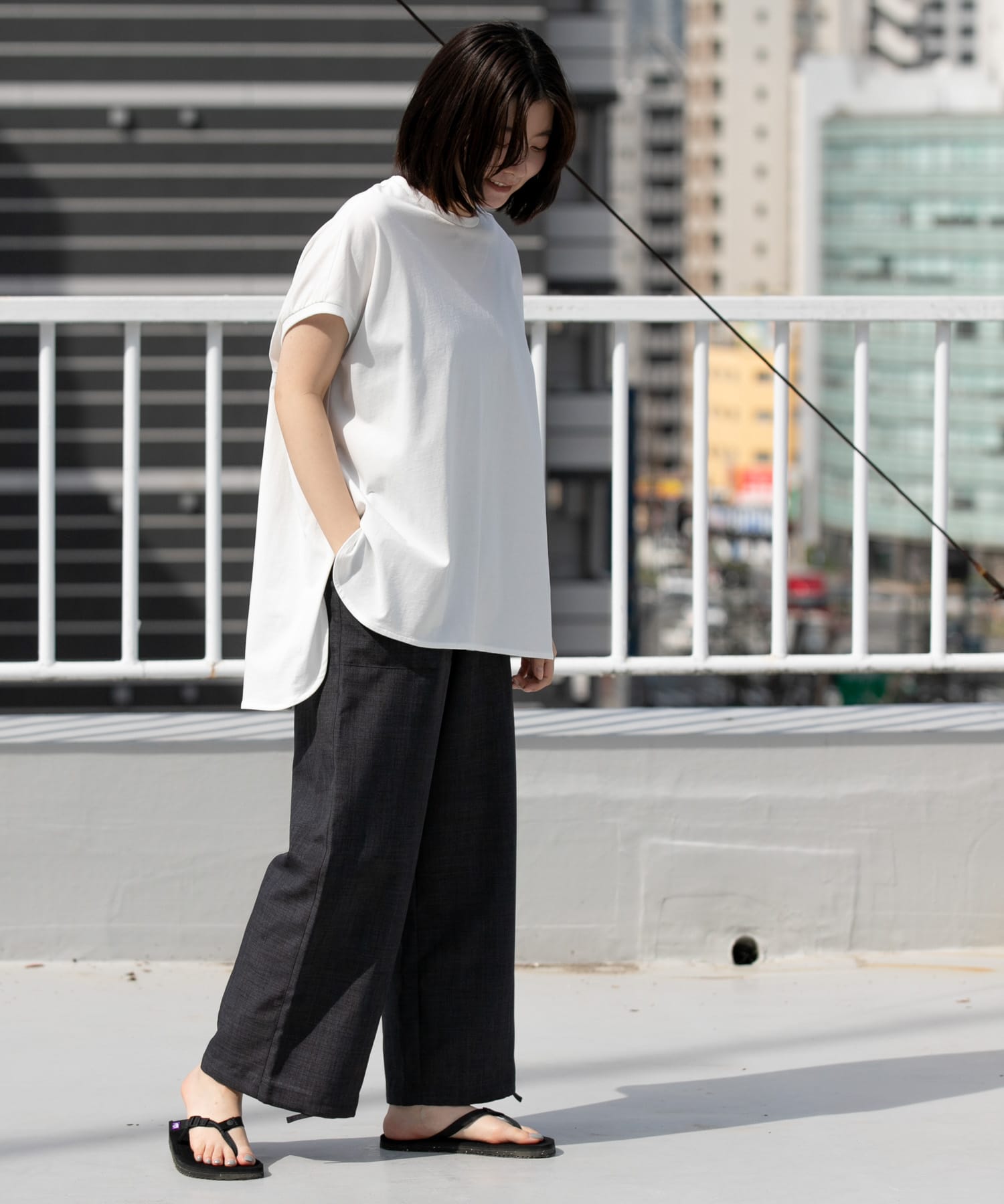 身長：169cm サイズ：one
