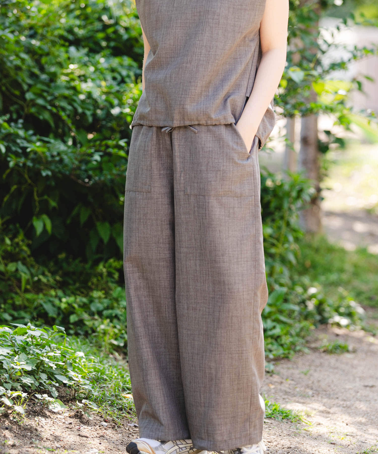 身長：169cm サイズ：one