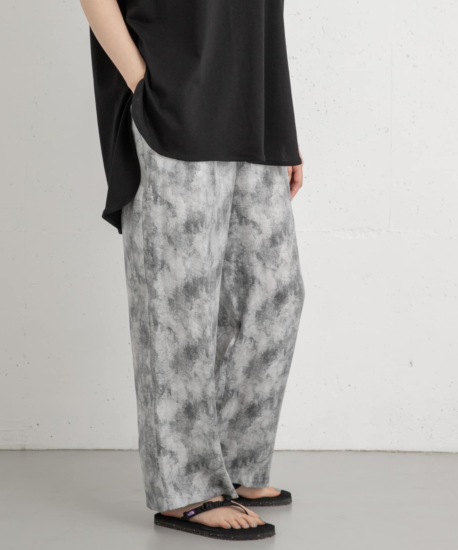 プリントイージーパンツ