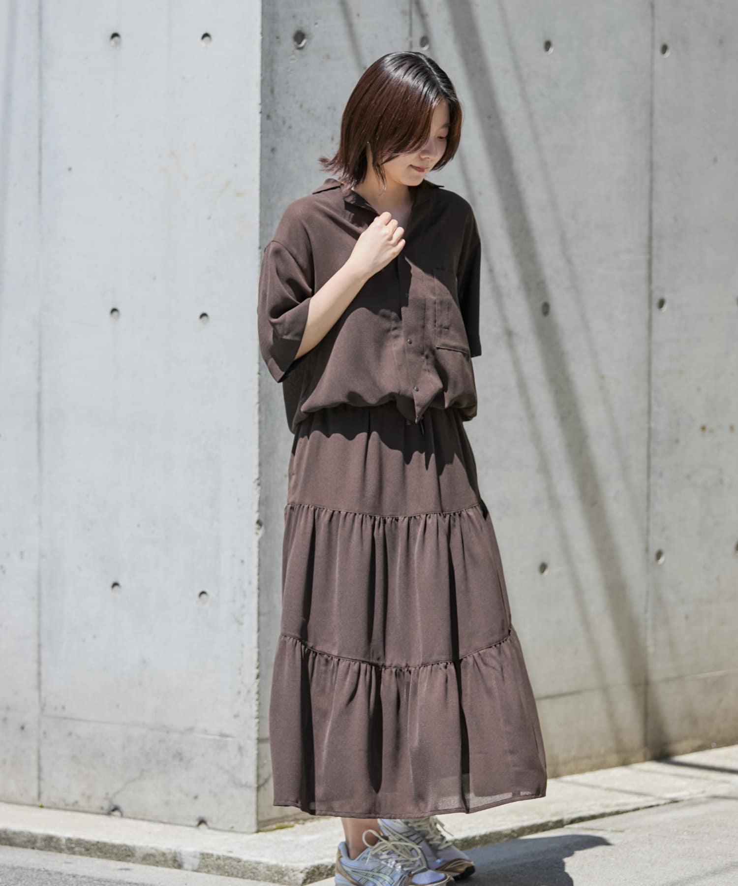 身長：169cm サイズ：one