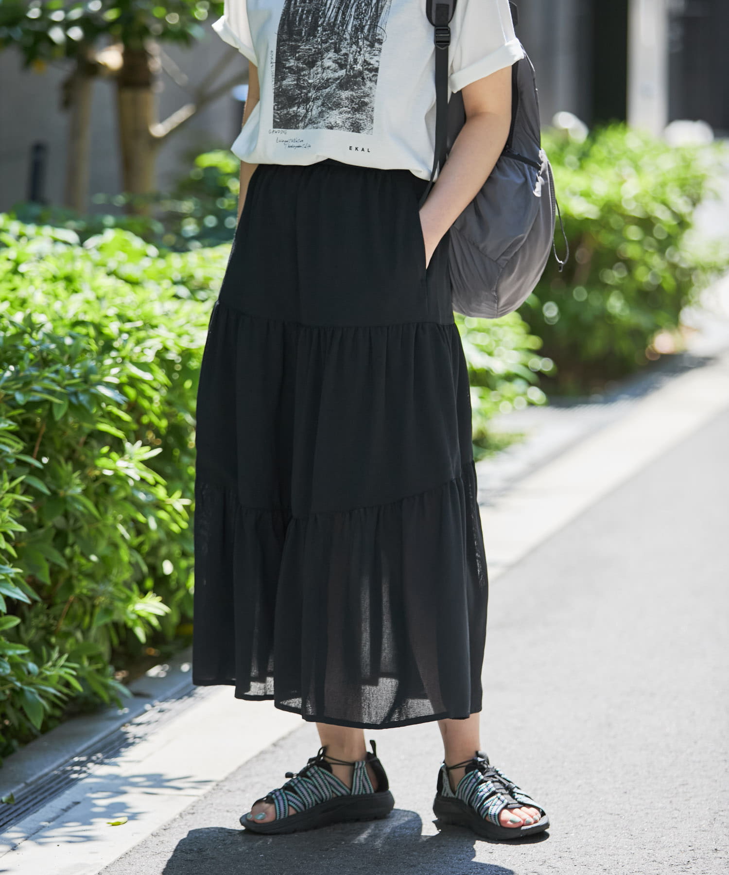 身長：169cm サイズ：one