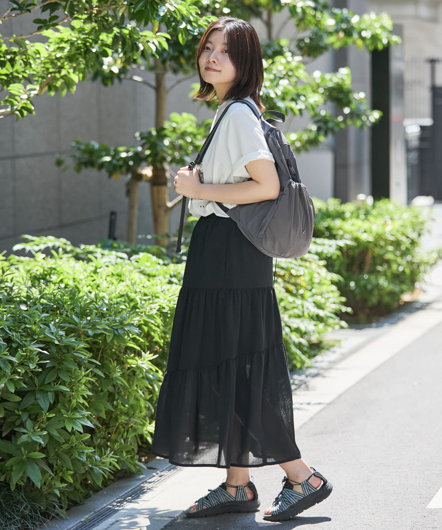 身長：169cm サイズ：one