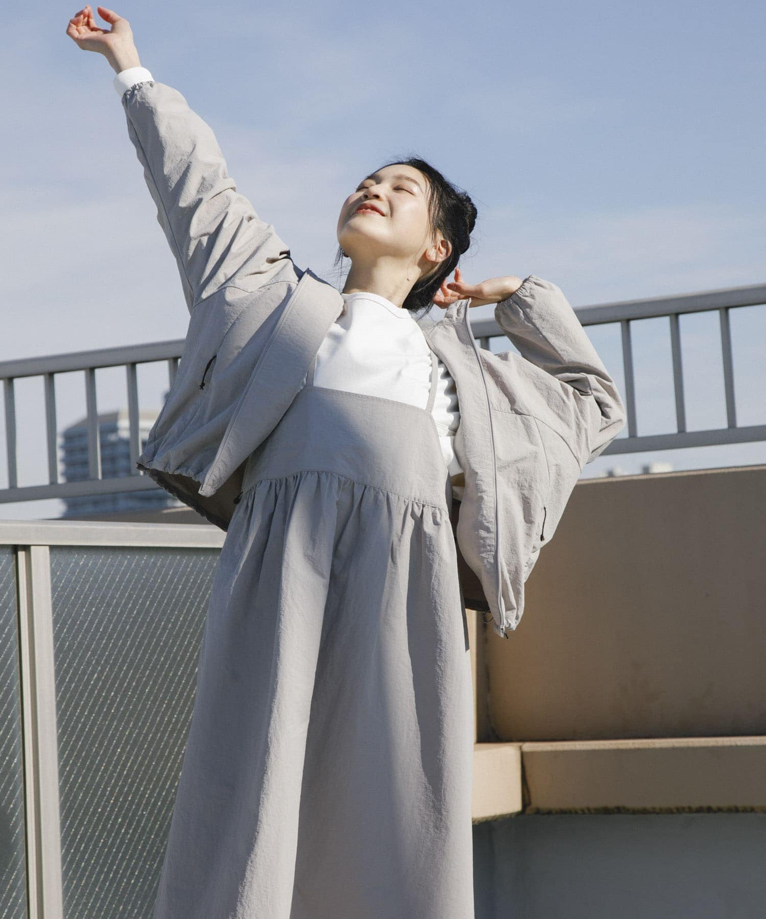 身長：164cm サイズ：one