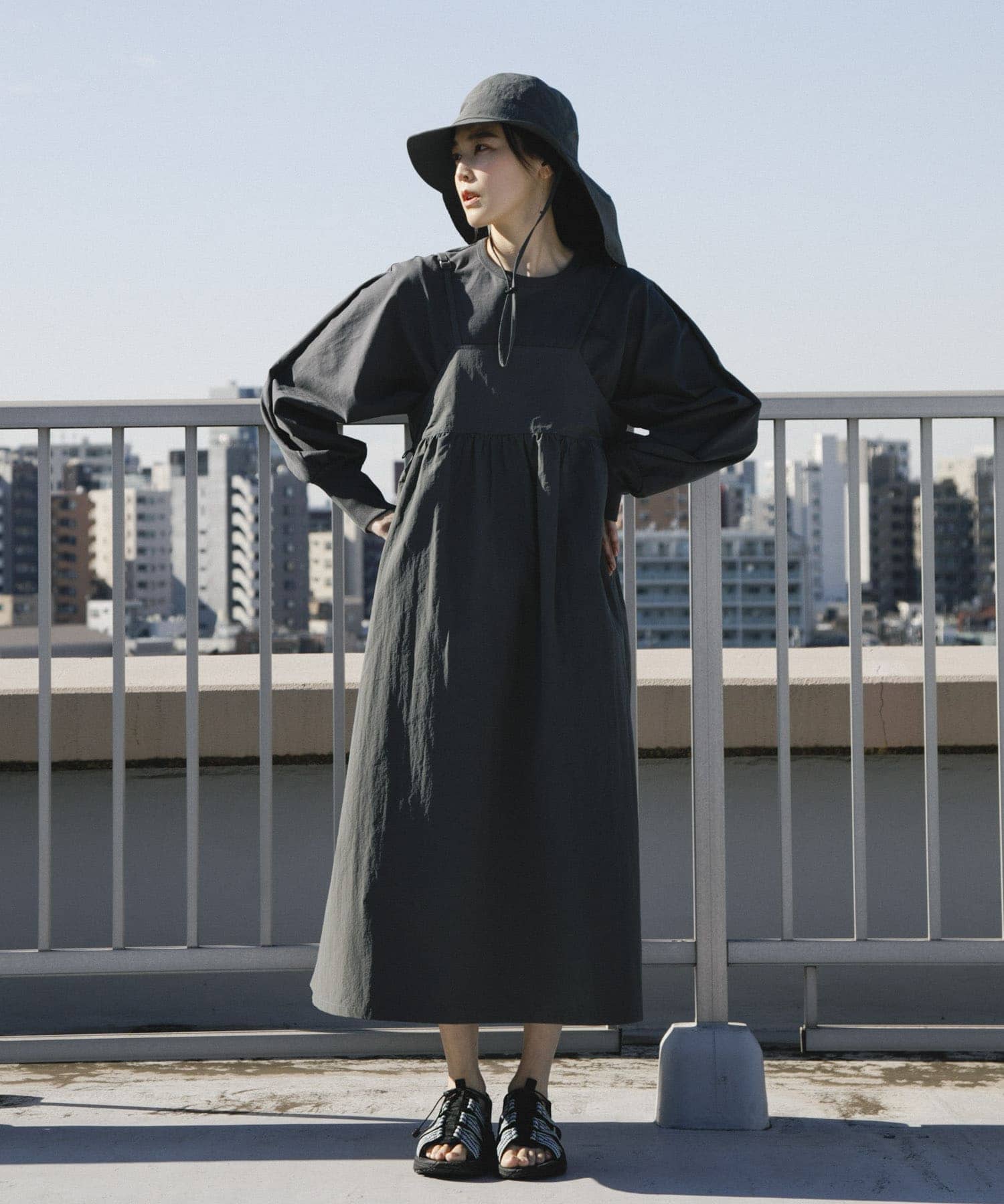 身長：164cm サイズ：one