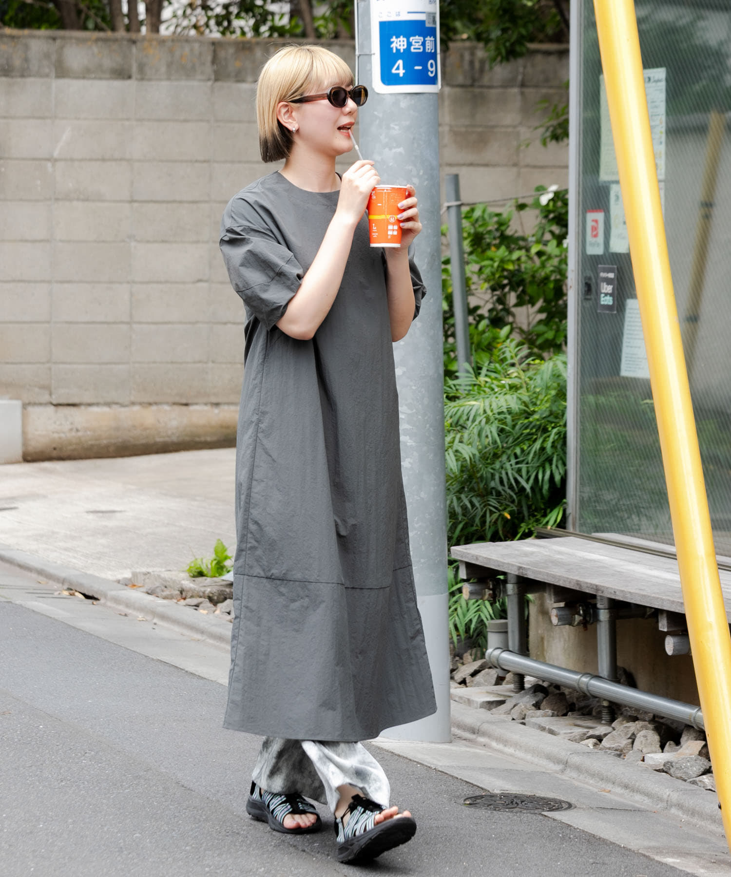 身長：167cm サイズ：one