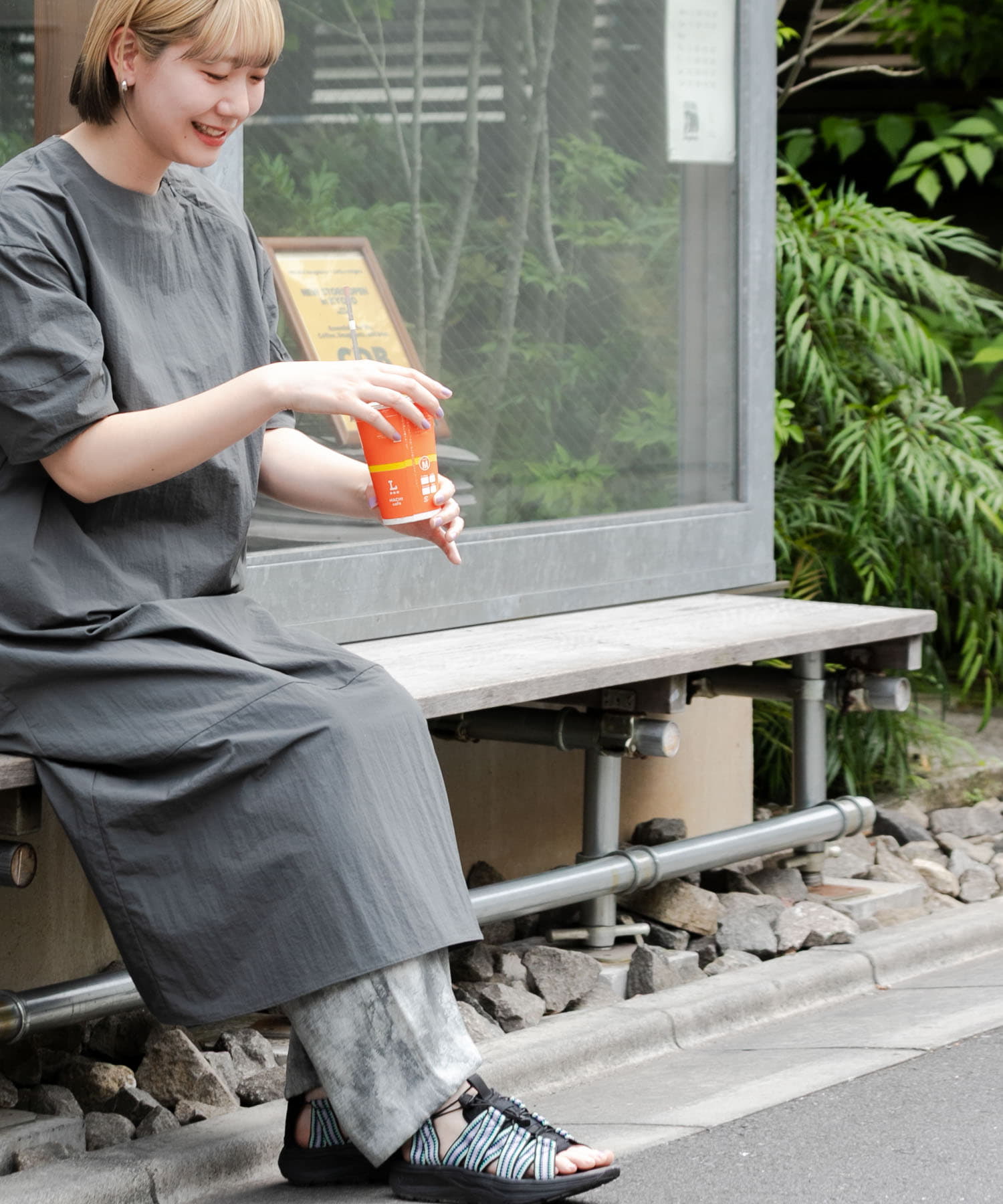 身長：167cm サイズ：one