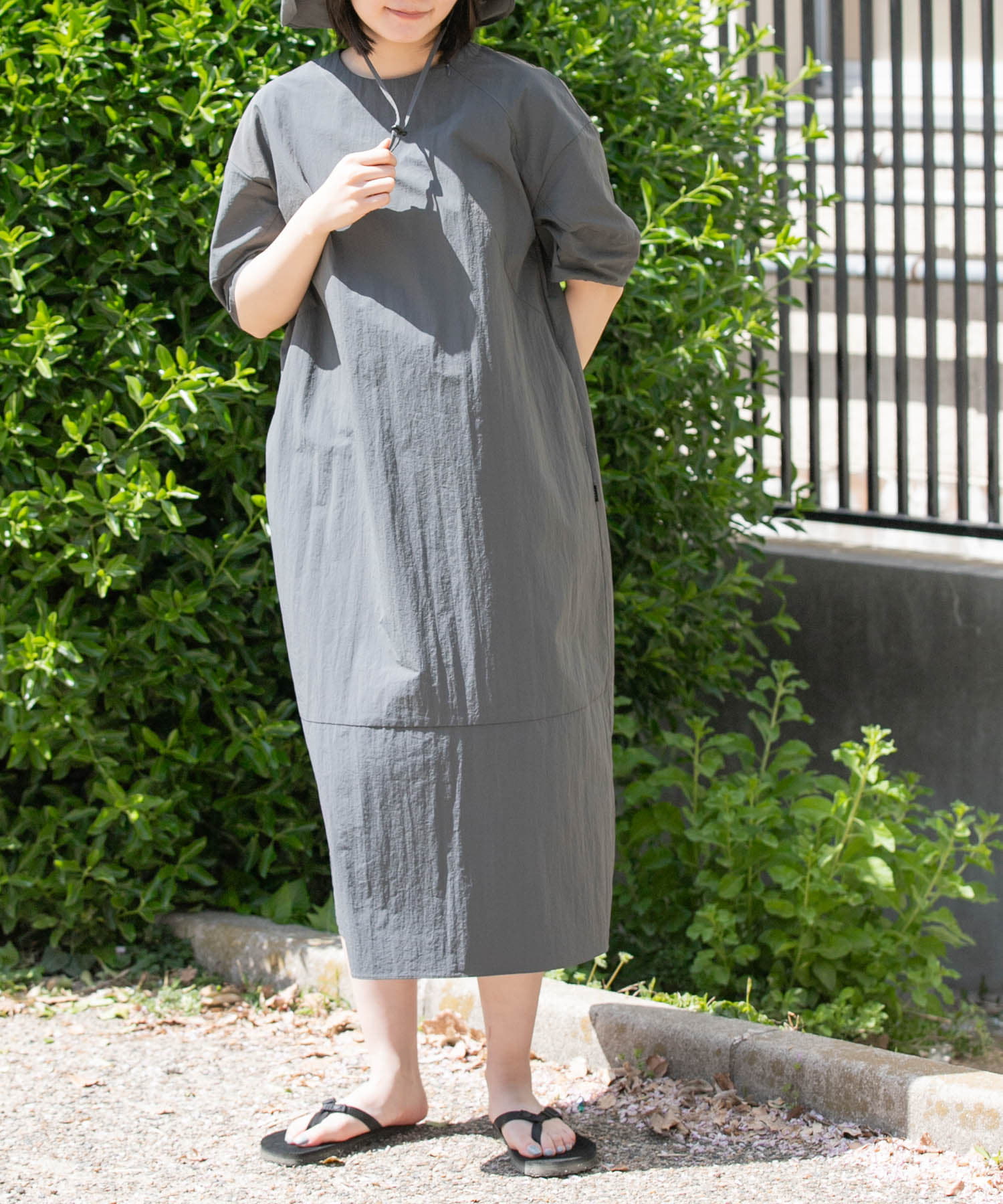 身長：169cm サイズ：one