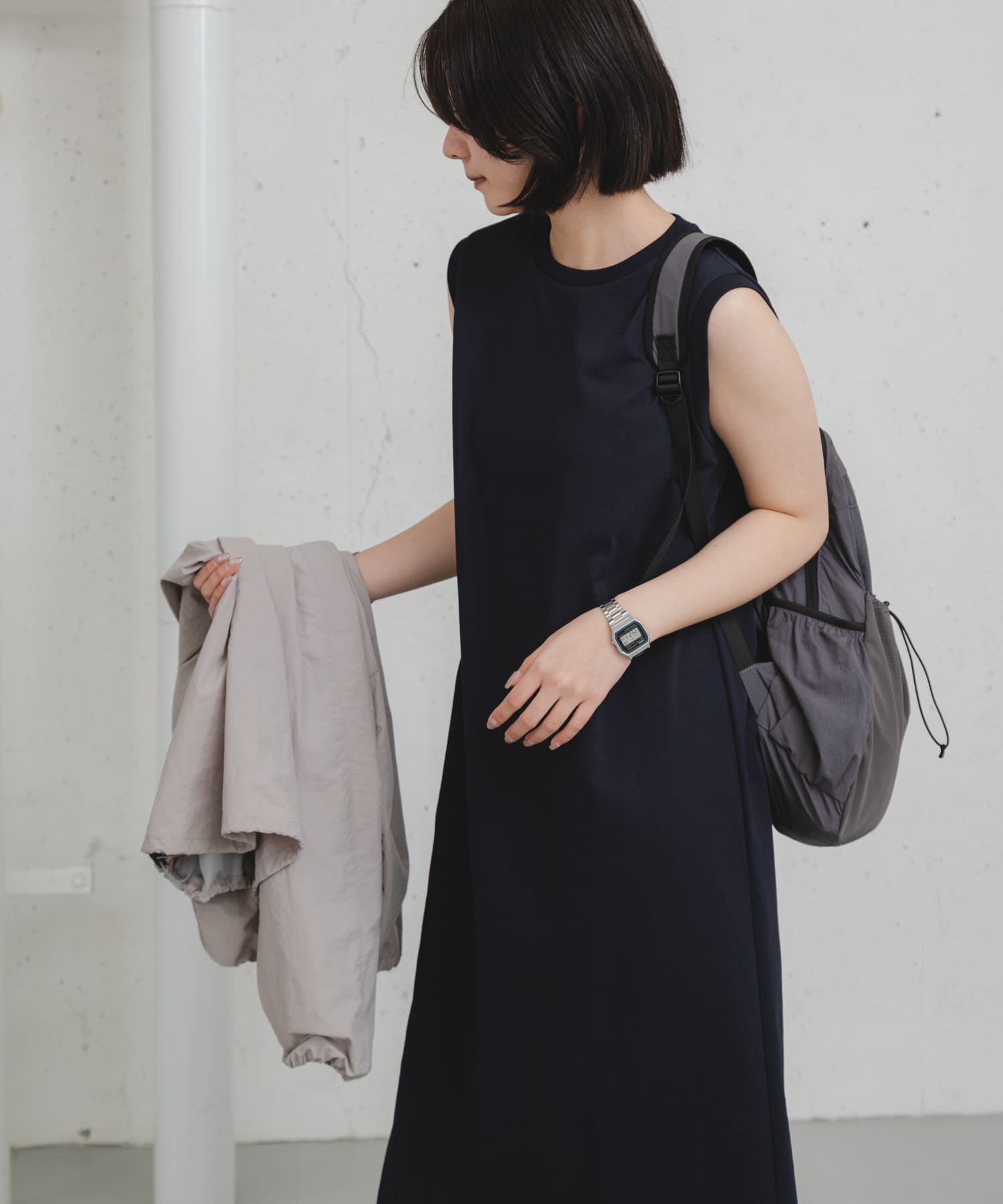 身長：169cm サイズ：one