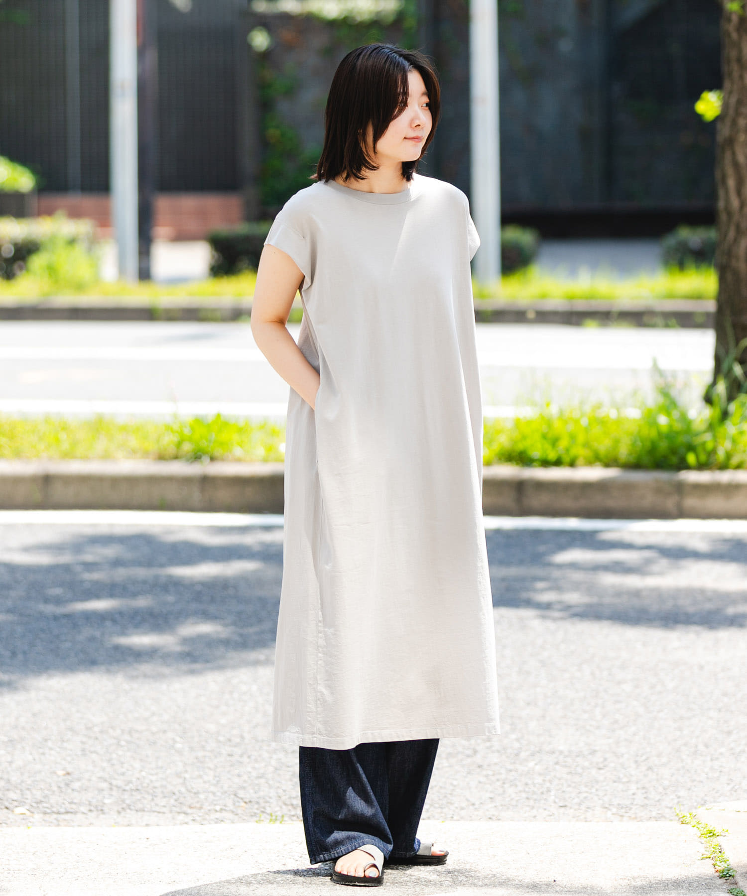 身長：169cm サイズ：one