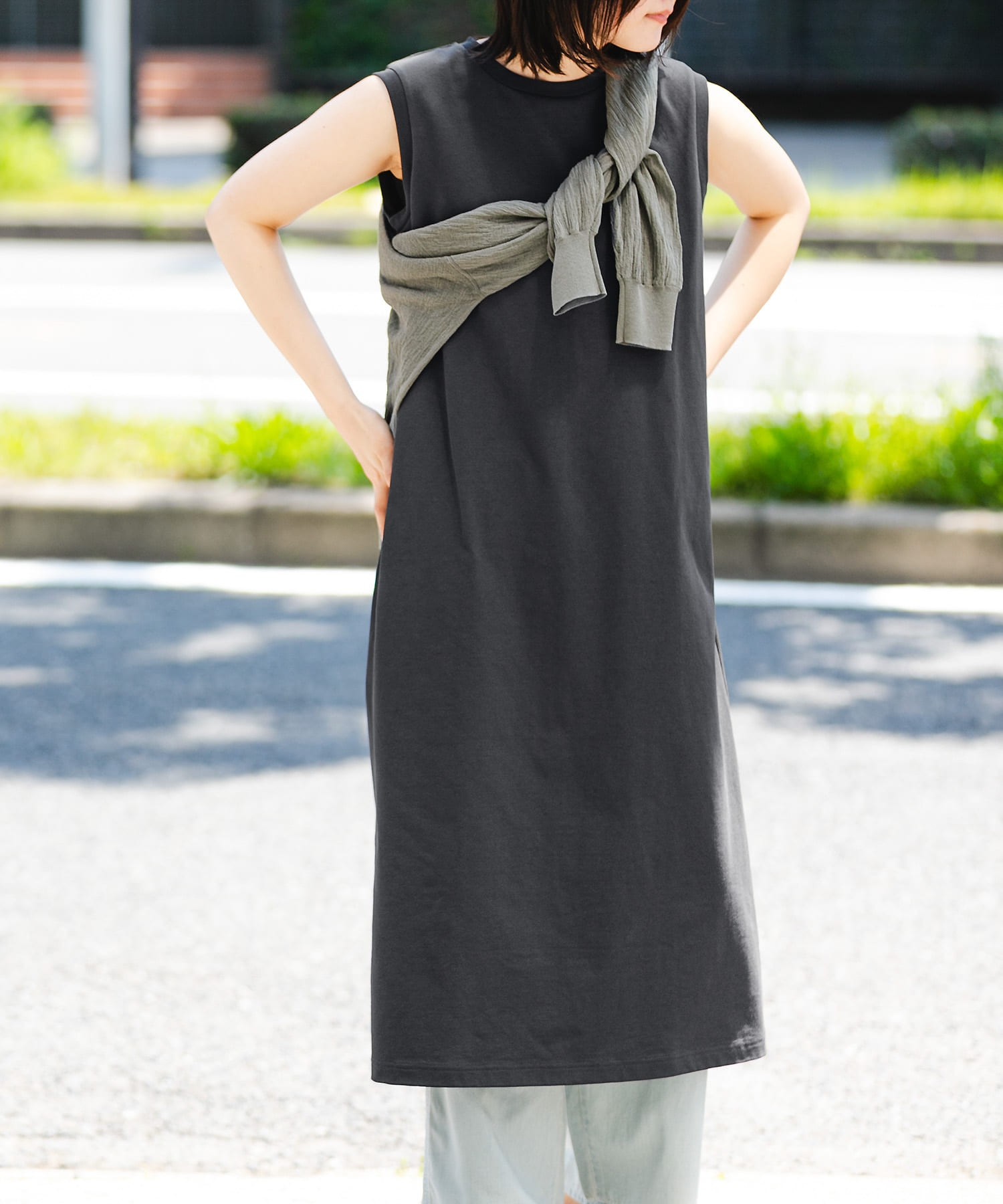 身長：169cm サイズ：one
