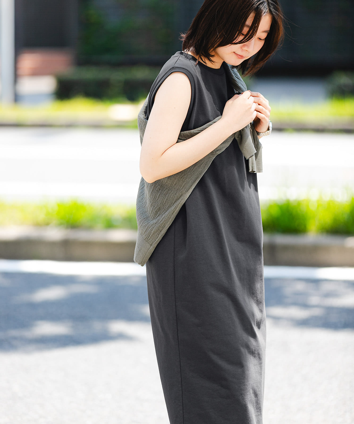 身長：169cm サイズ：one