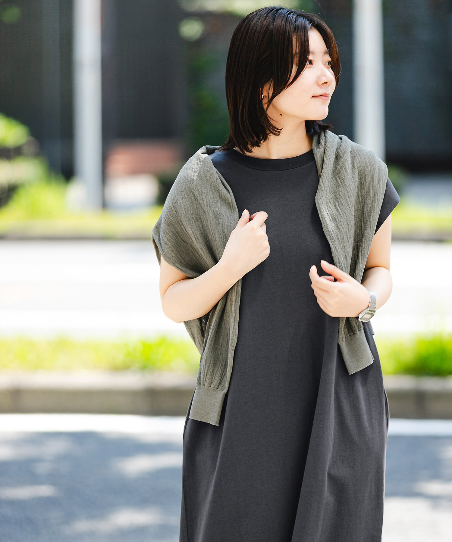 身長：169cm サイズ：one