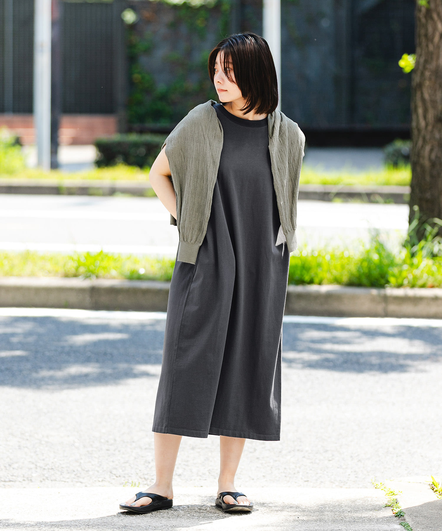 身長：169cm サイズ：one