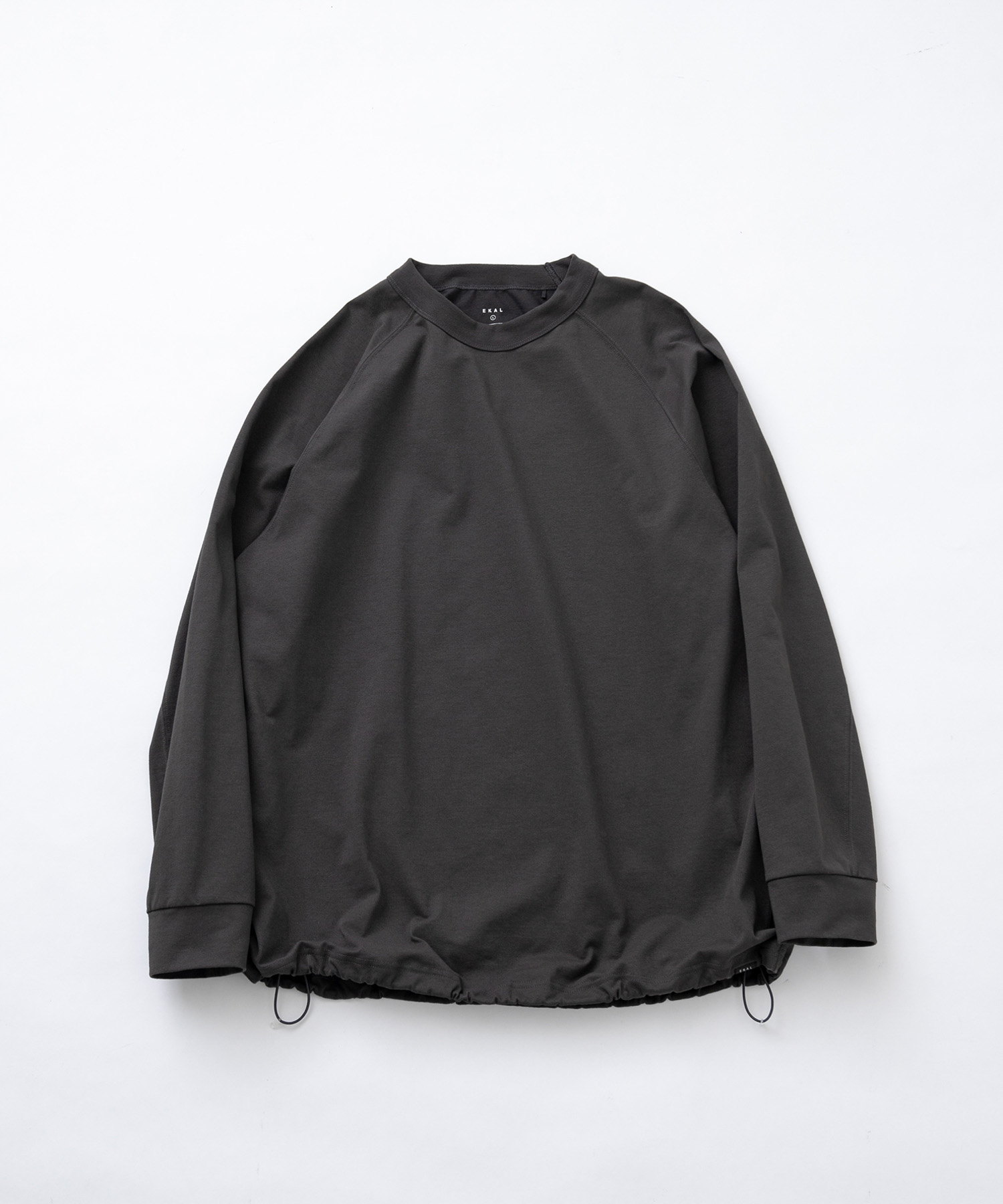 『吸水速乾/UVカット』DRY OUT LONG-SLEEVE T-SHIRTS チャコール M