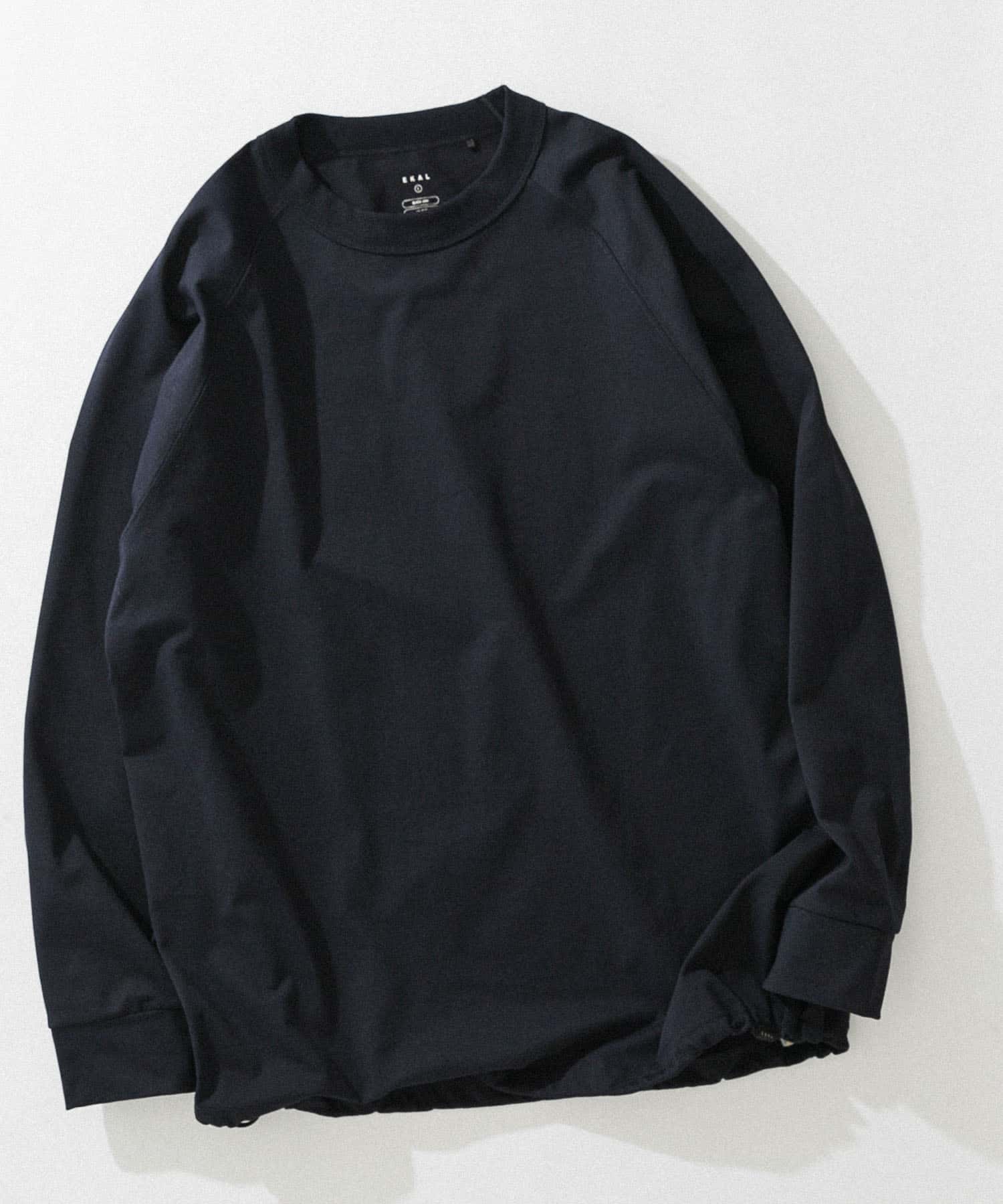 『吸水速乾/UVカット』DRY OUT LONG-SLEEVE T-SHIRTS ネイビー M