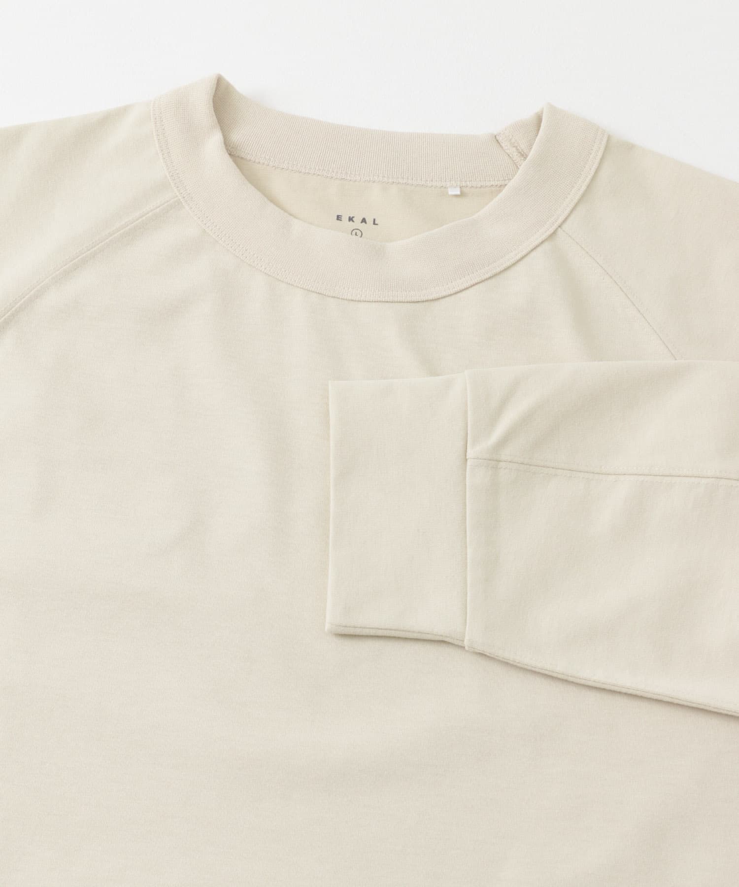 『吸水速乾/UVカット』DRY OUT LONG-SLEEVE T-SHIRTS アイボリー M