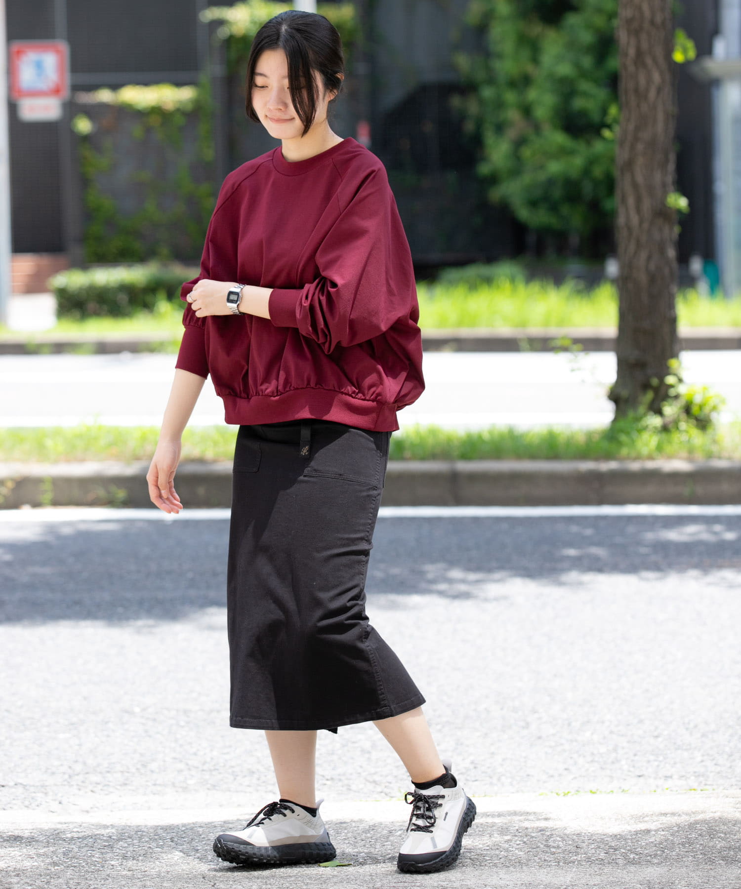 身長：169cm サイズ：one