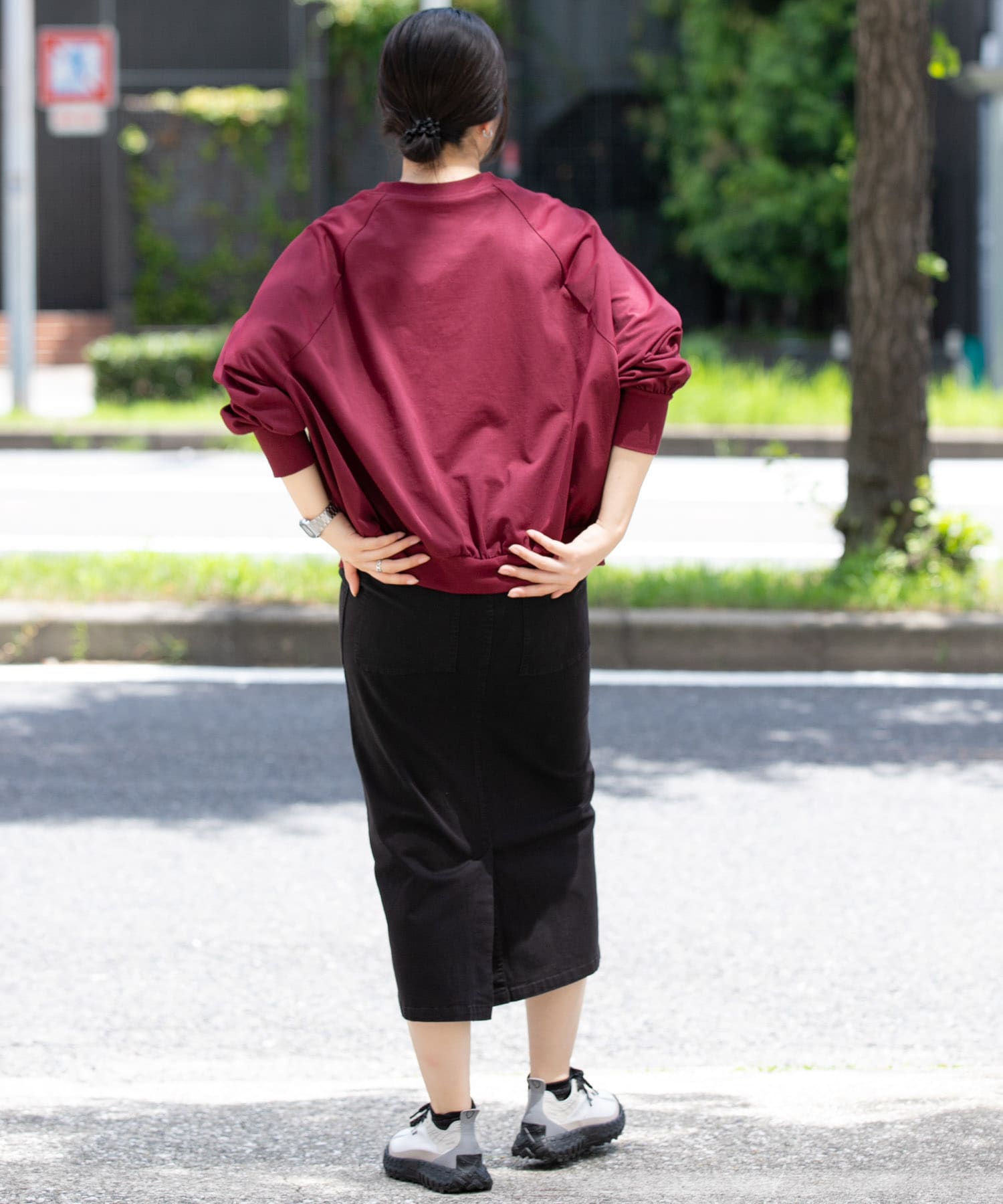 身長：169cm サイズ：one