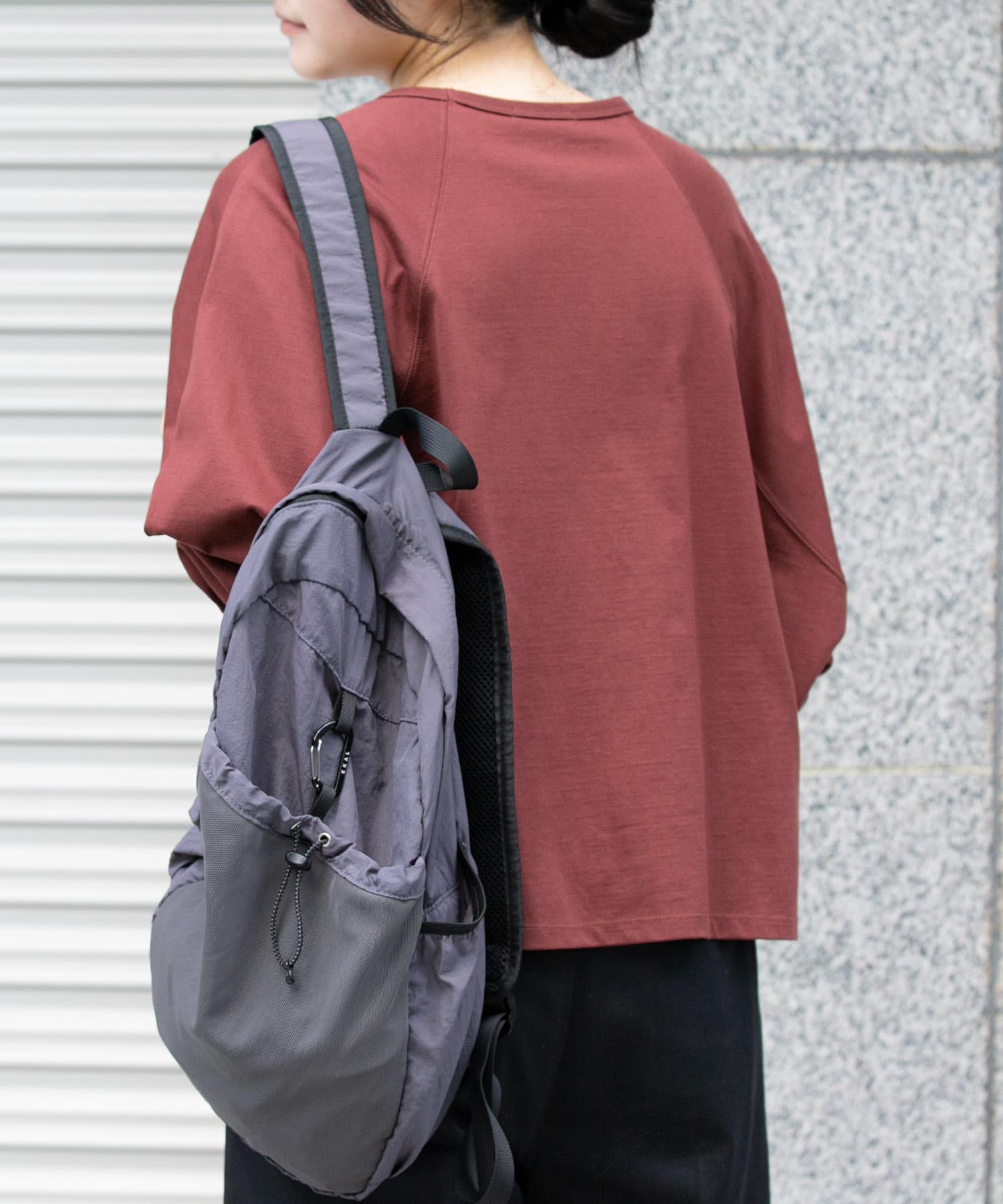 スプリットドルマンカットソー