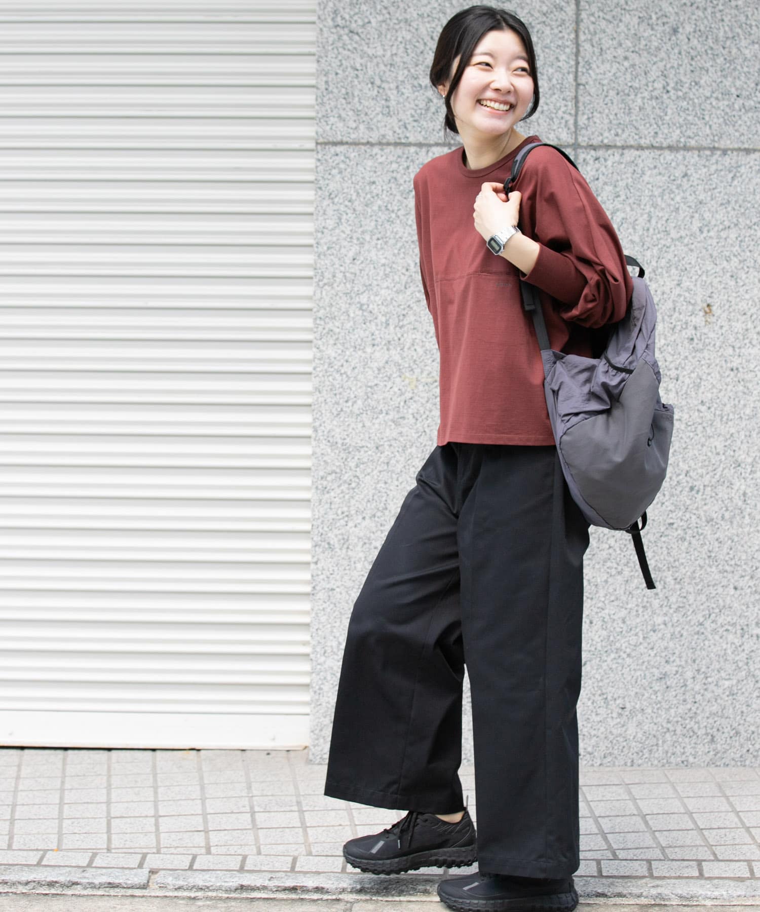 身長：169cm サイズ：one