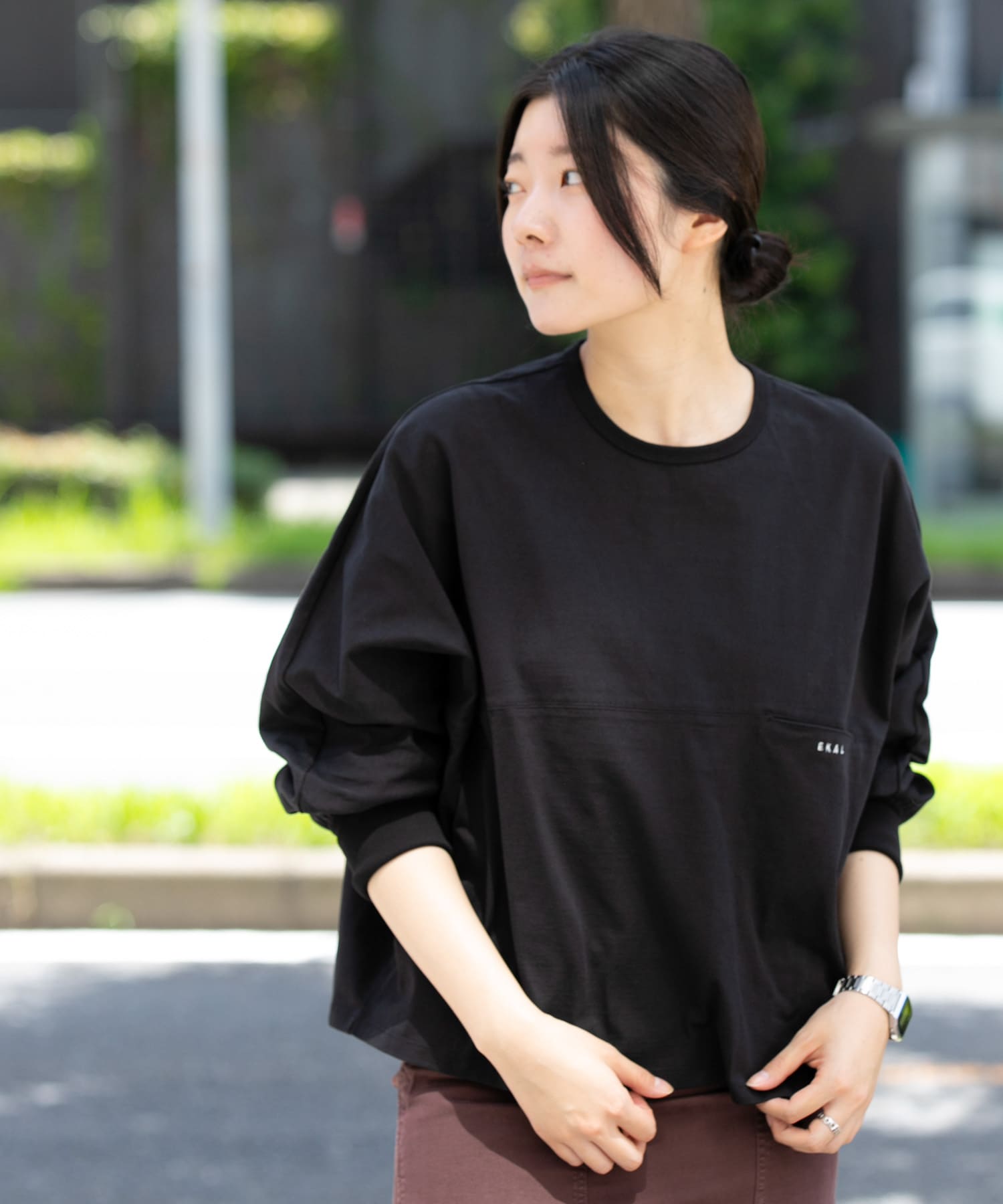 身長：169cm サイズ：one