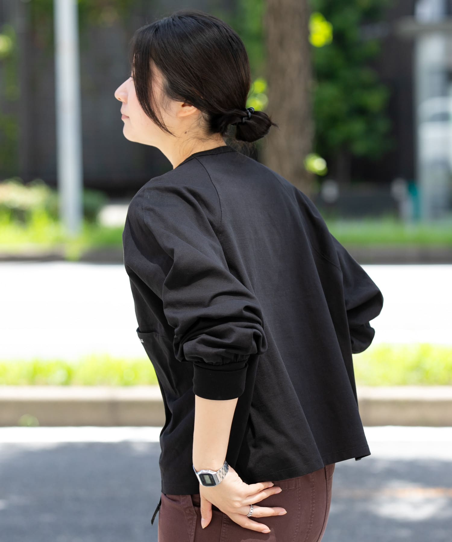 身長：169cm サイズ：one