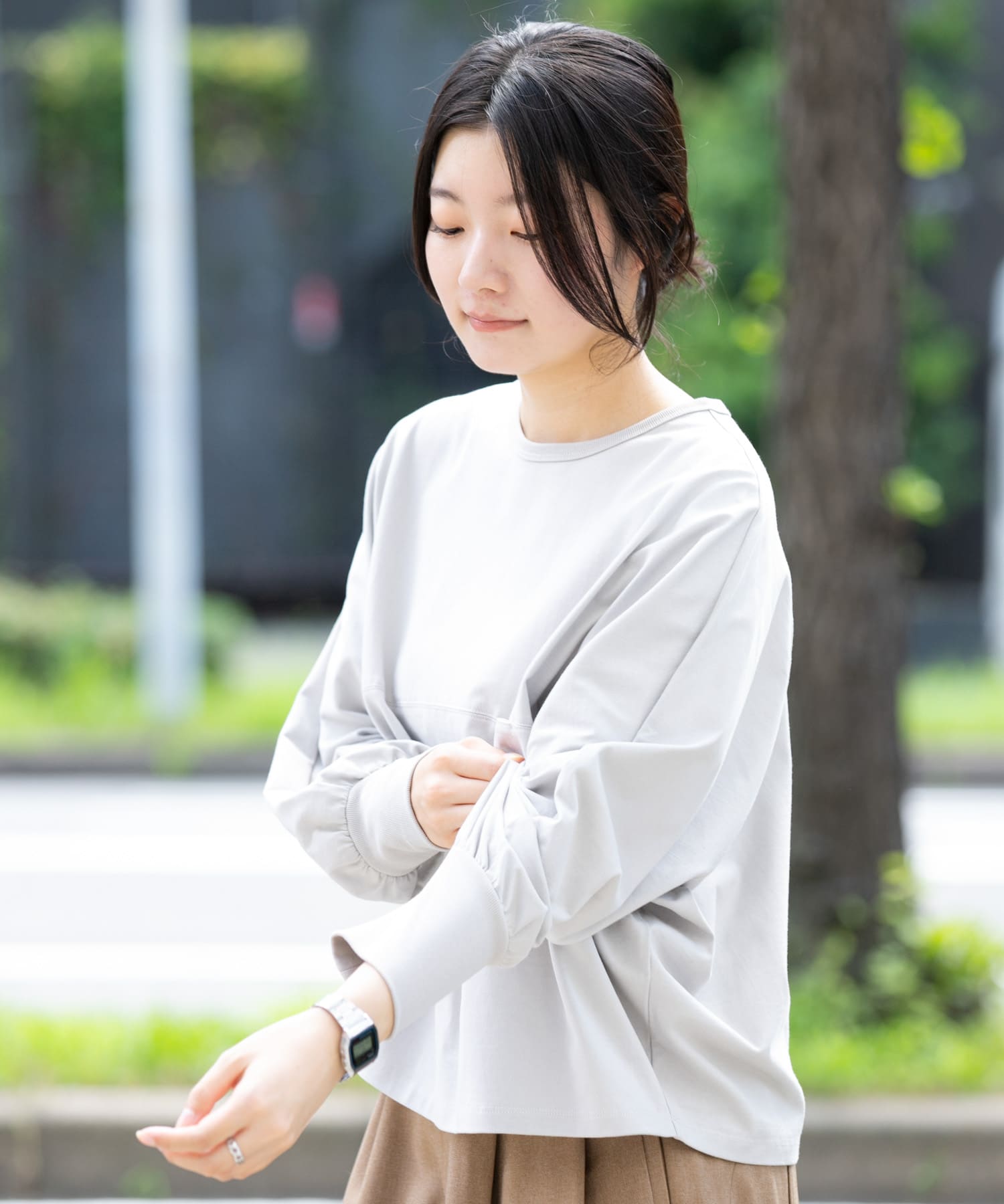 身長：169cm サイズ：one