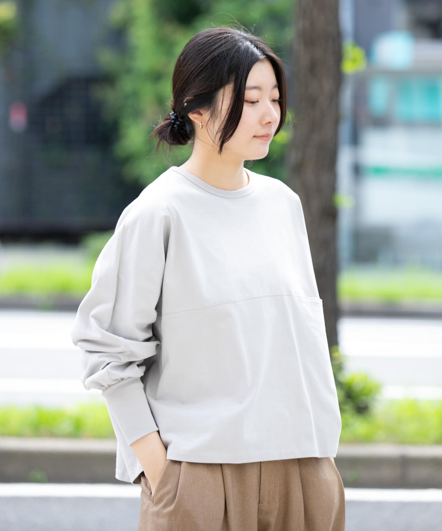 身長：169cm サイズ：one