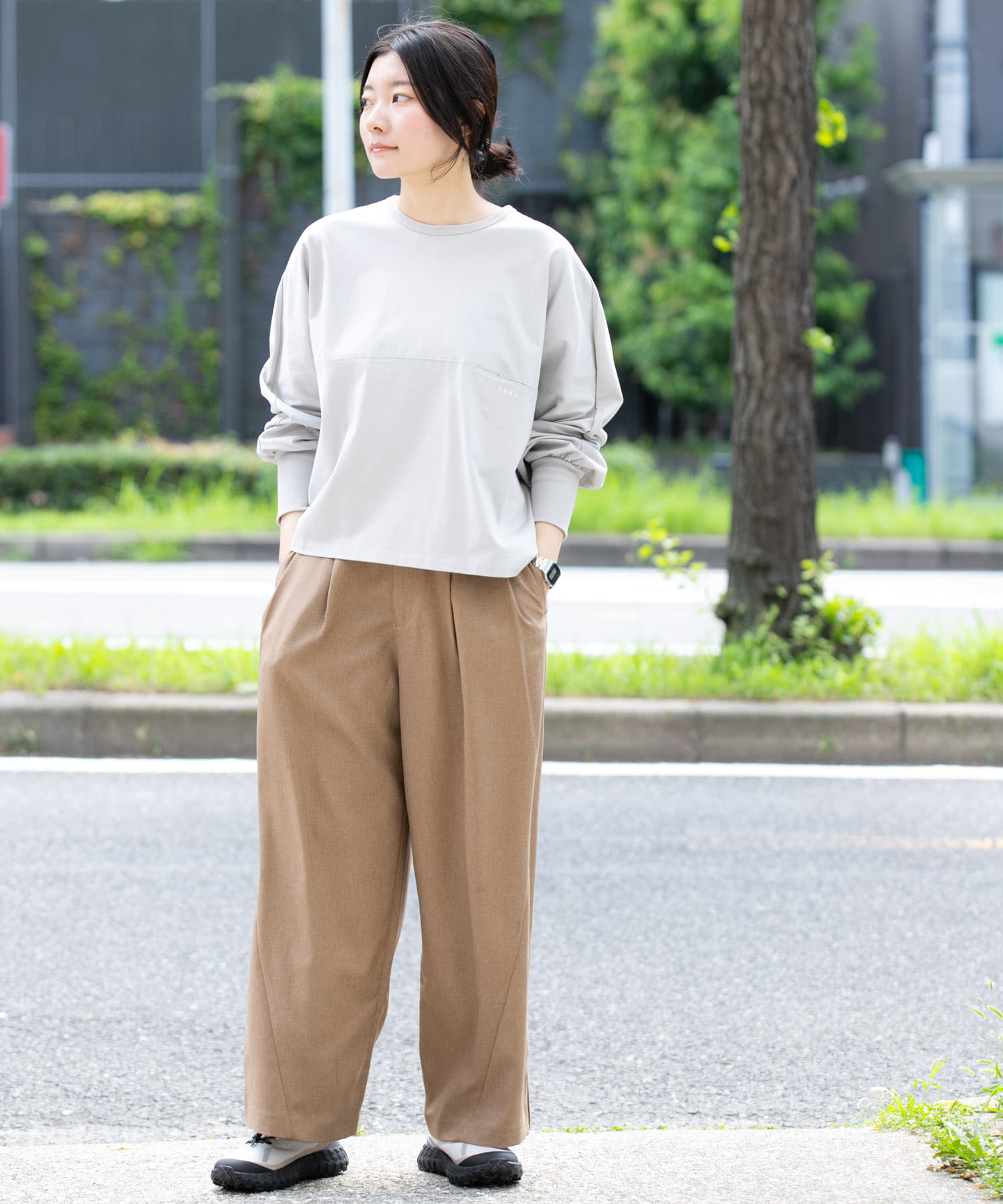 身長：169cm サイズ：one