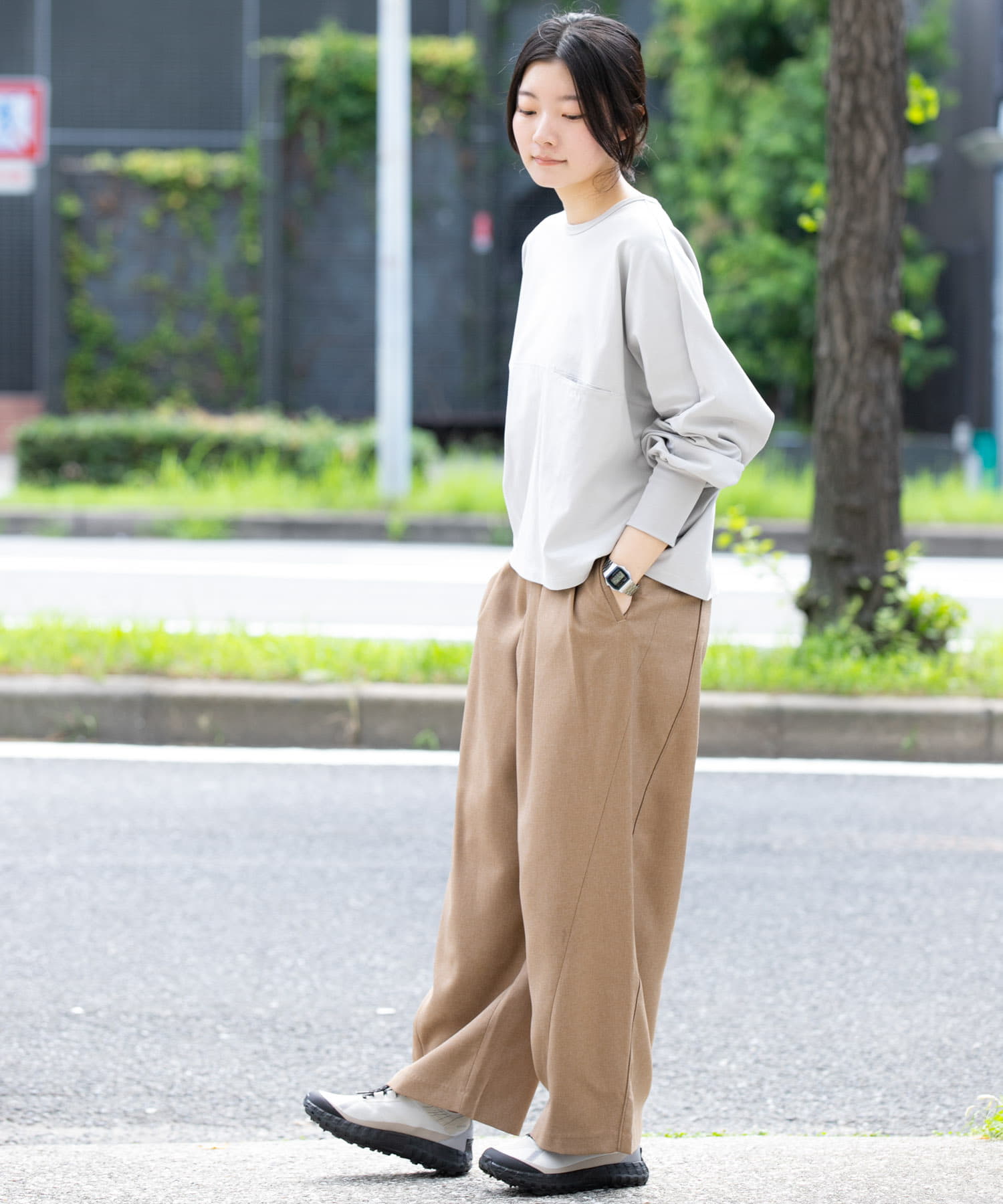 身長：169cm サイズ：one