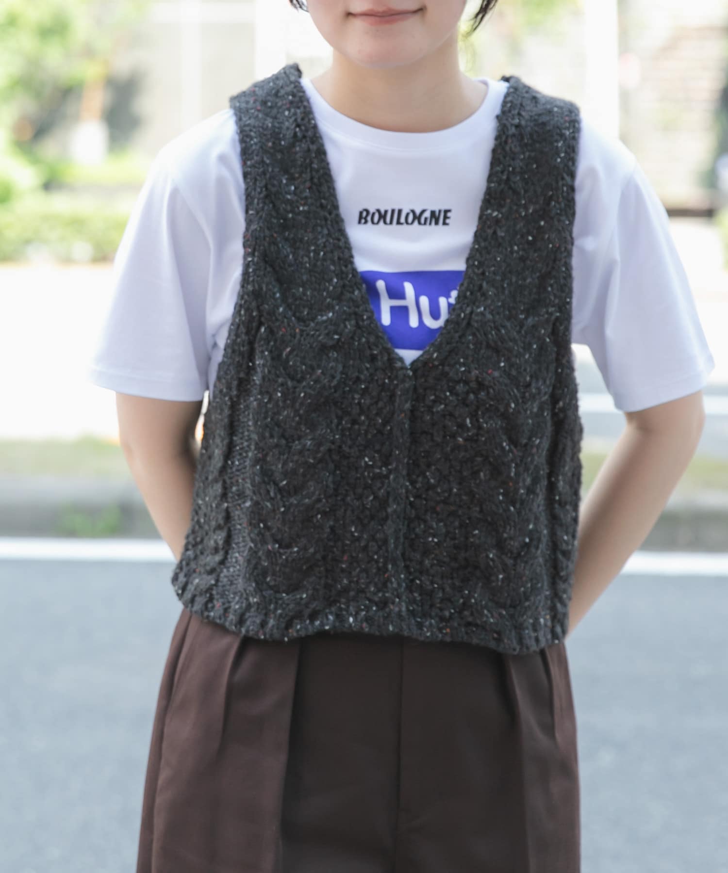 身長：169cm サイズ：one